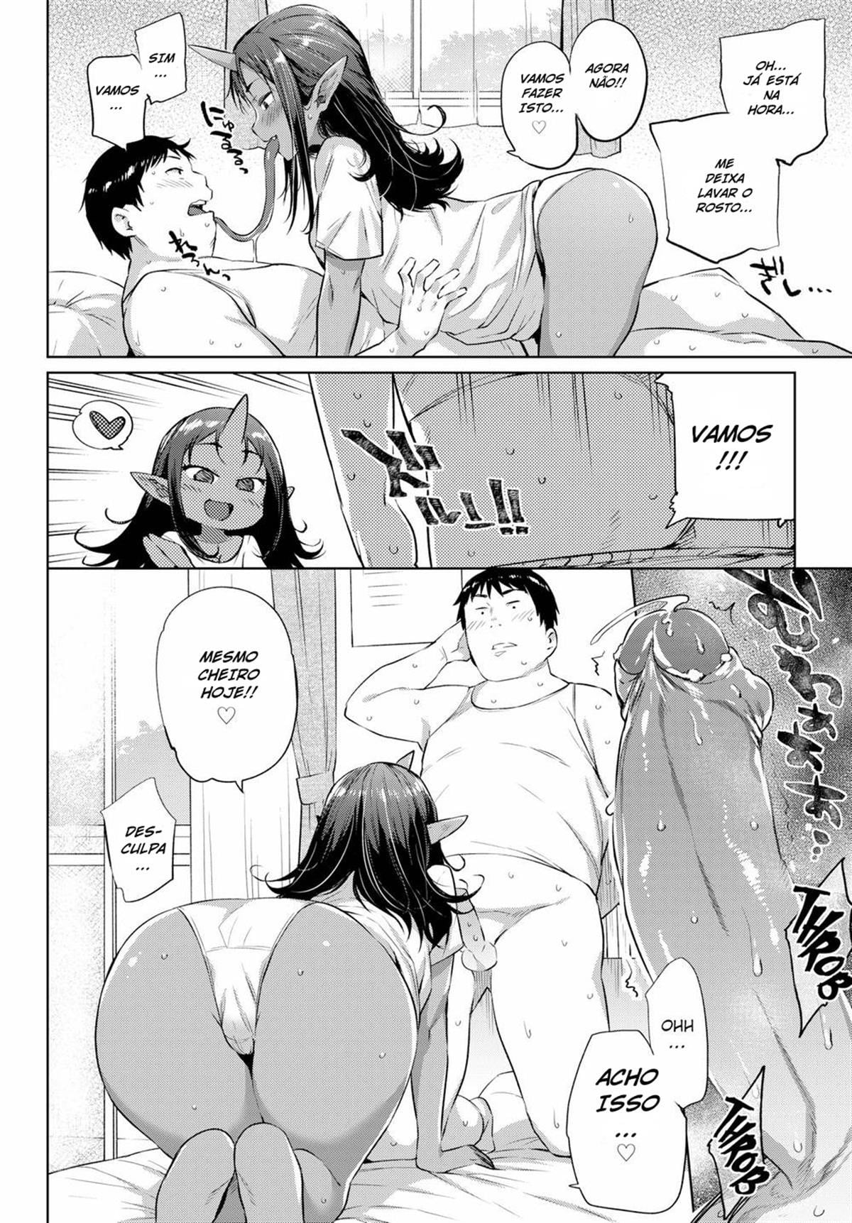 Homem Transpirando e Akaname-san by Mizone
