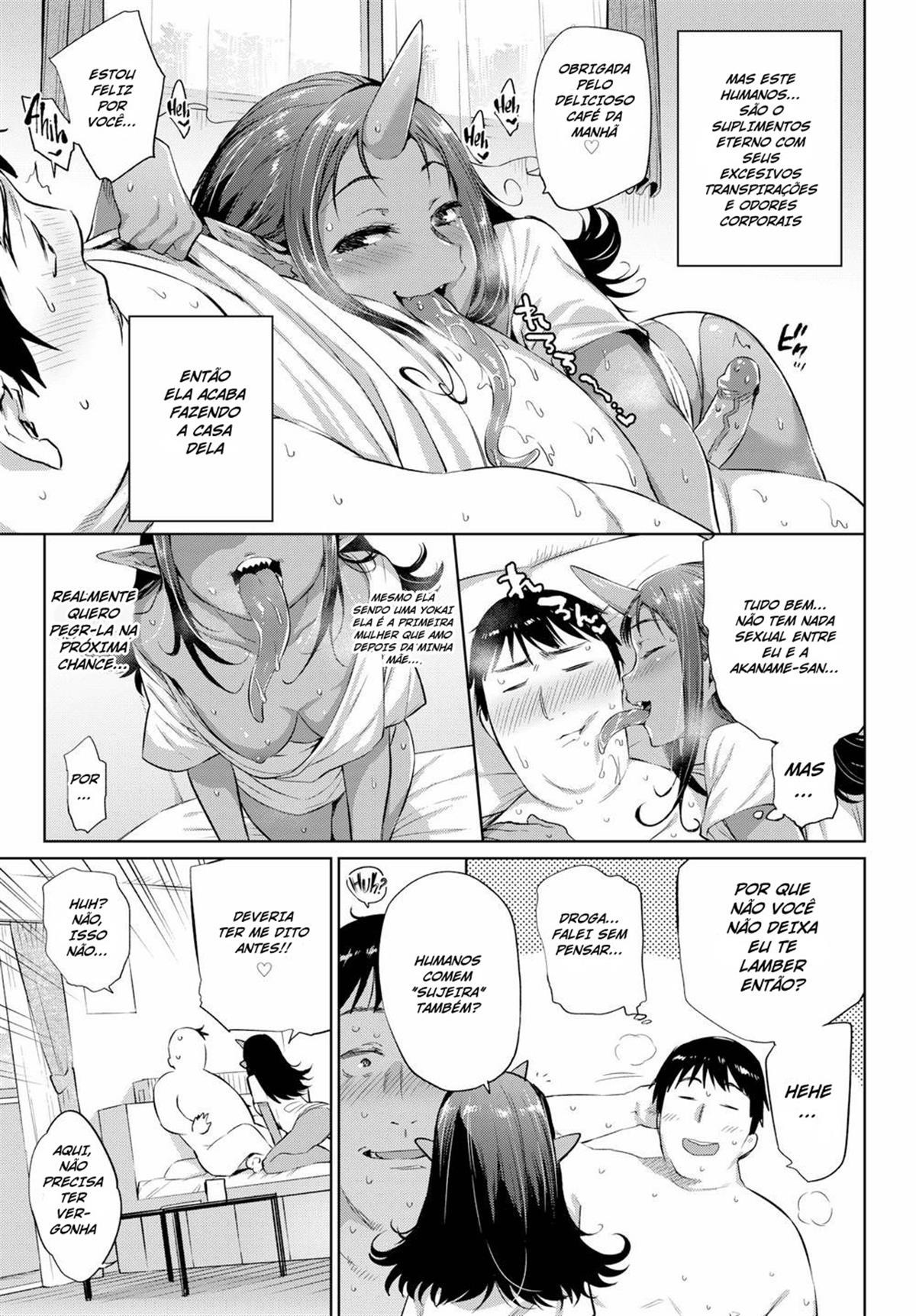 Homem Transpirando e Akaname-san by Mizone