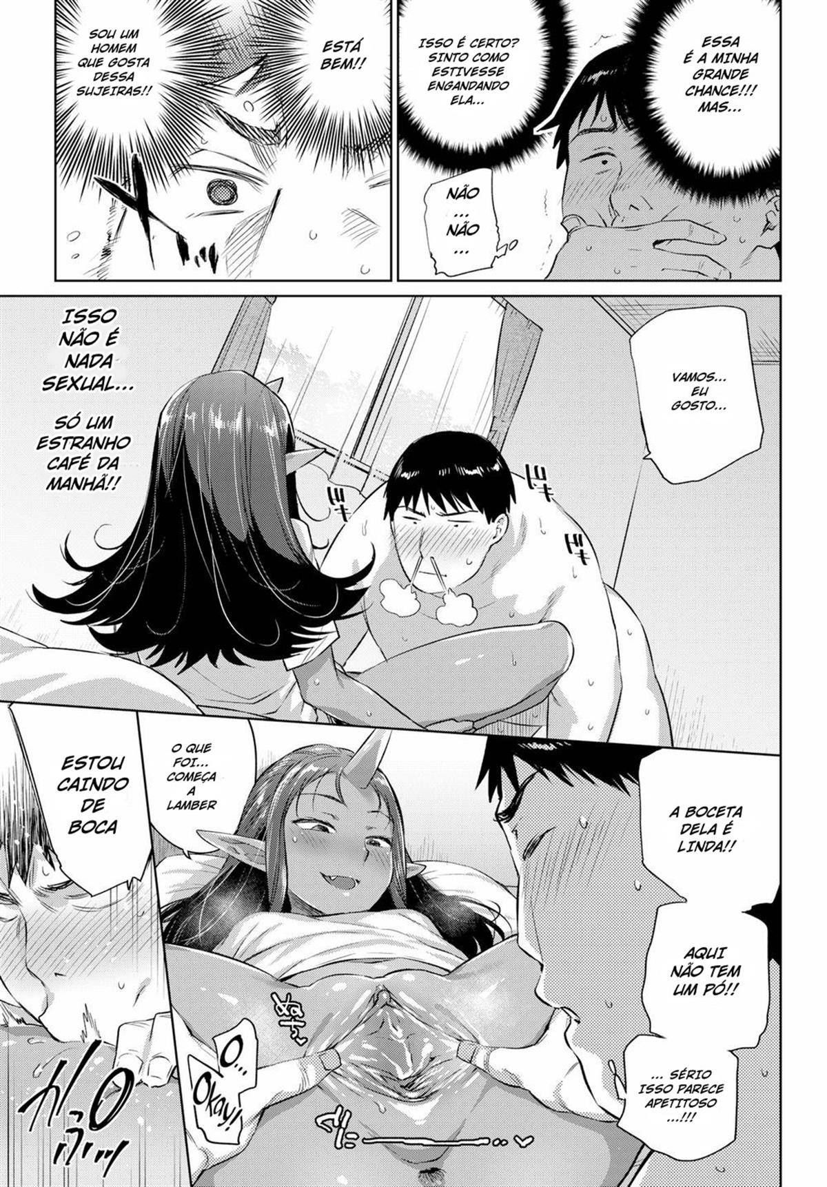 Homem Transpirando e Akaname-san by Mizone