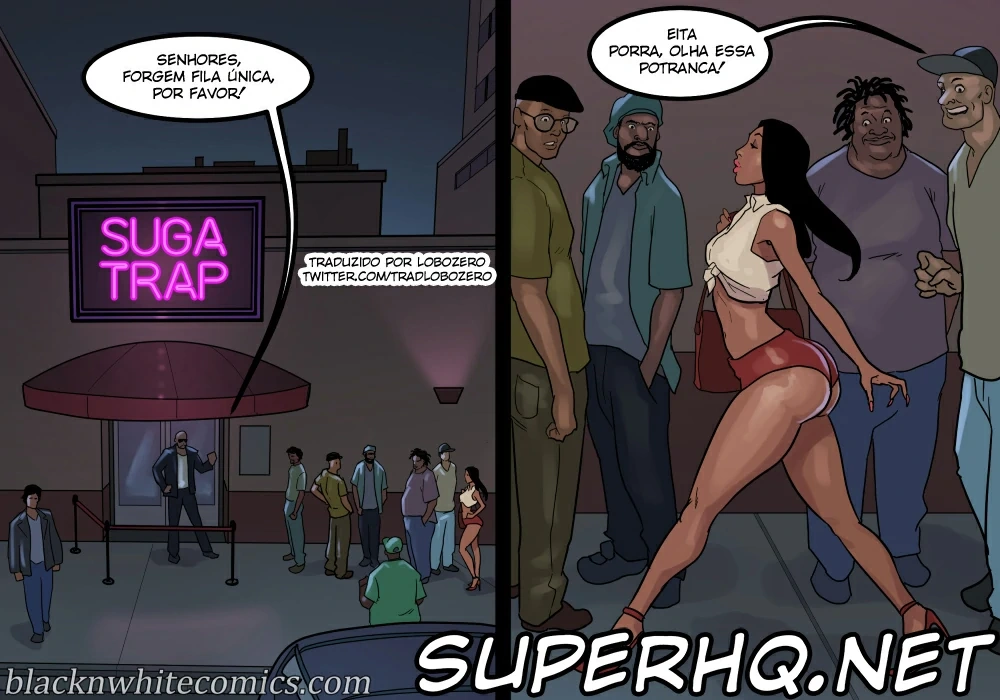 Chocolate City, Suga Trap by Black and White Comics