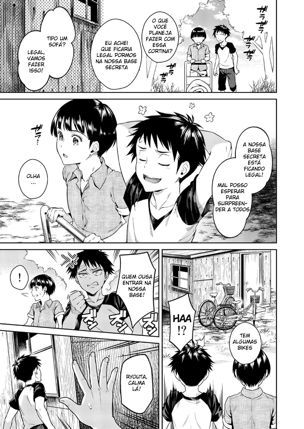 Bokura no Himitsu Kichi - One girl and two boys in their secret base by Ohno KanaeOono