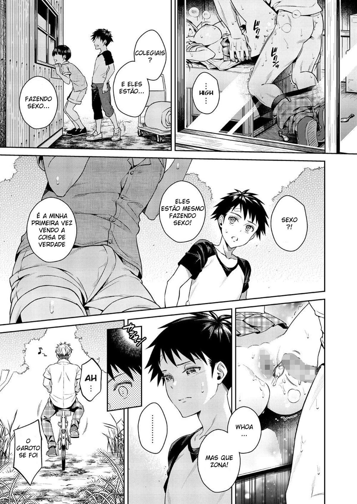 Bokura no Himitsu Kichi - One girl and two boys in their secret base by Ohno KanaeOono