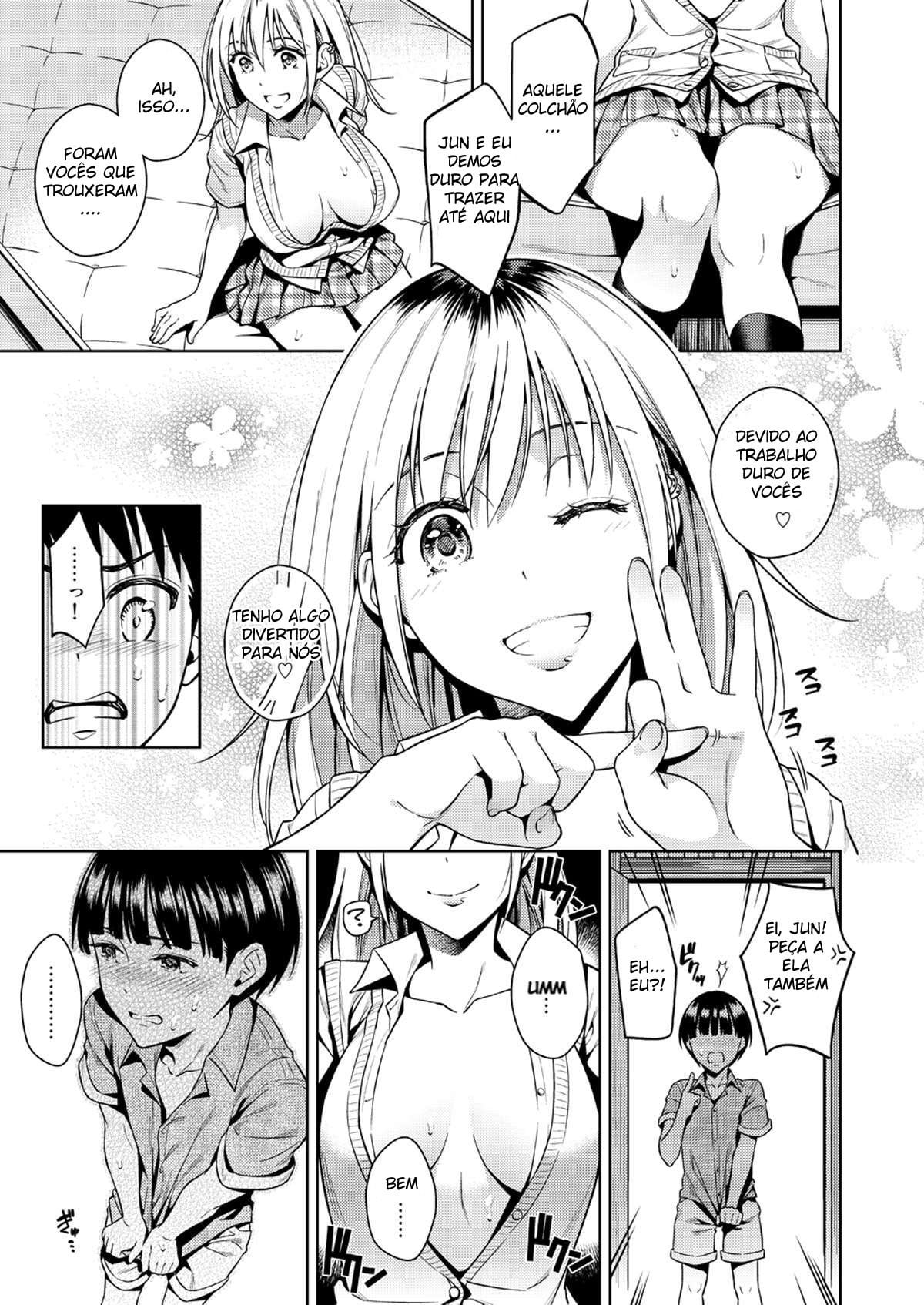 Bokura no Himitsu Kichi - One girl and two boys in their secret base by Ohno KanaeOono