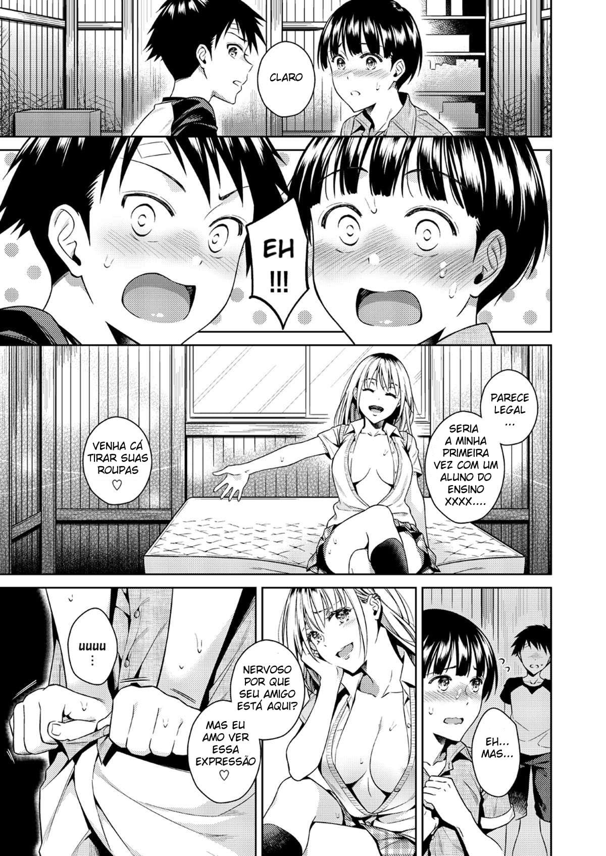 Bokura no Himitsu Kichi - One girl and two boys in their secret base by Ohno KanaeOono
