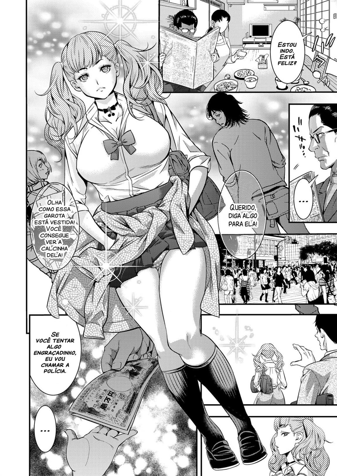 JK Bitch Gyaru ga Enkou o Chichioya ni Okorareta node Kinshin Soukan Shite yatta by Shigaoka Touki