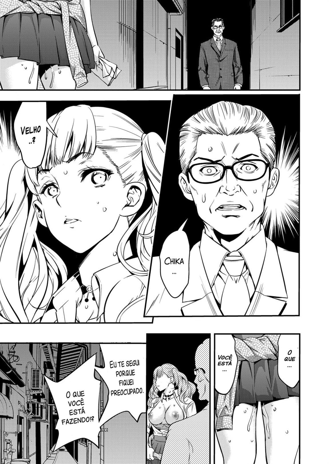 JK Bitch Gyaru ga Enkou o Chichioya ni Okorareta node Kinshin Soukan Shite yatta by Shigaoka Touki