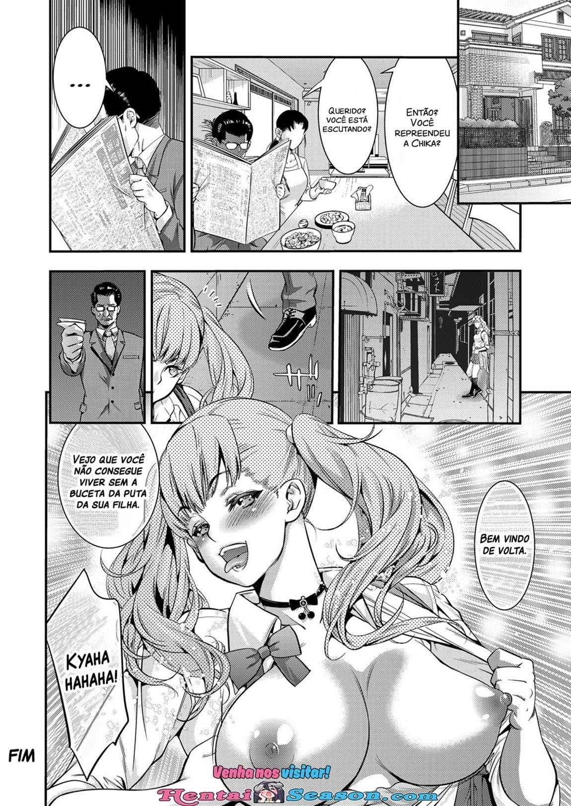 JK Bitch Gyaru ga Enkou o Chichioya ni Okorareta node Kinshin Soukan Shite yatta by Shigaoka Touki