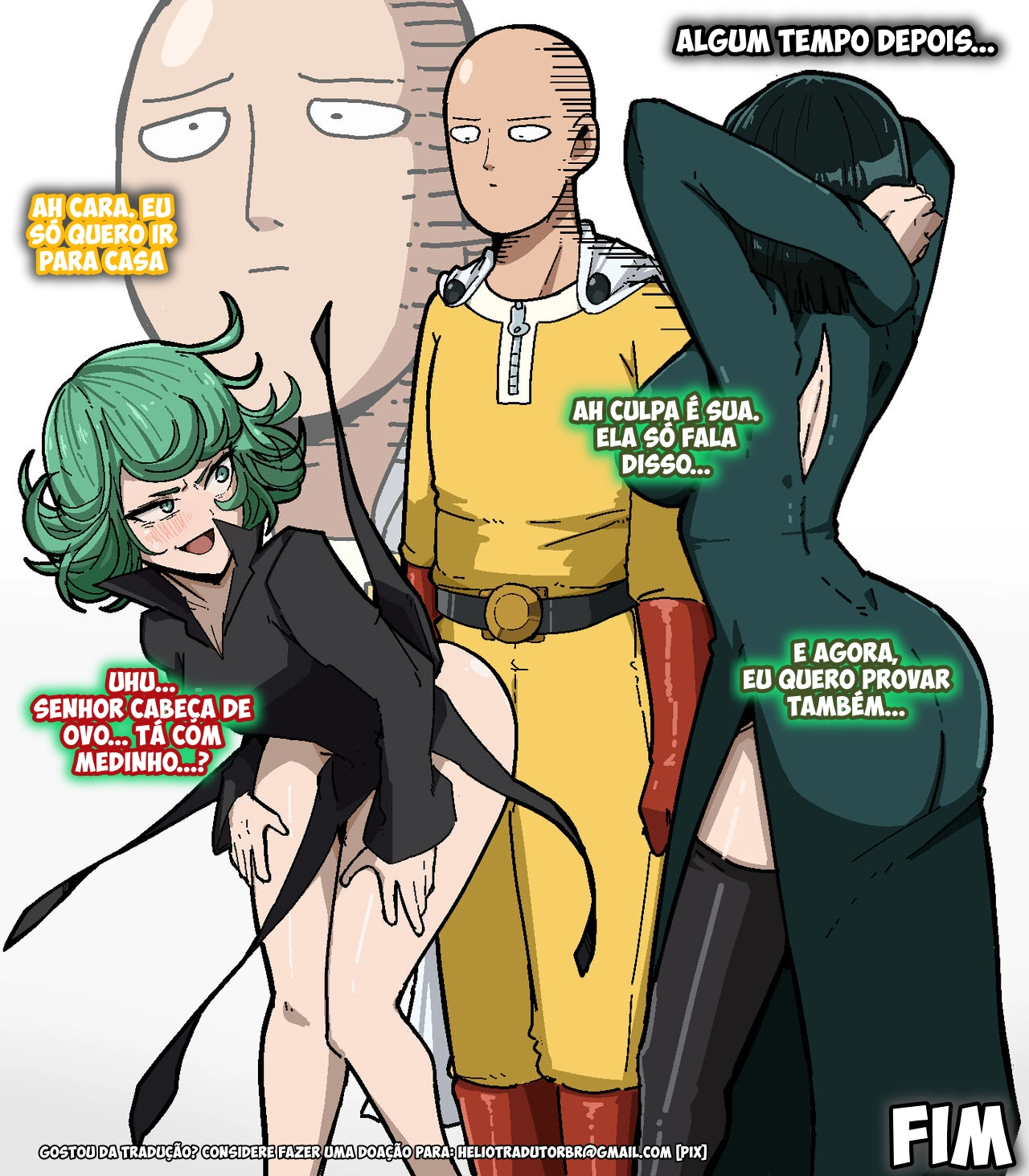 Tatsumaki vs Saitama by Mark Gavatino