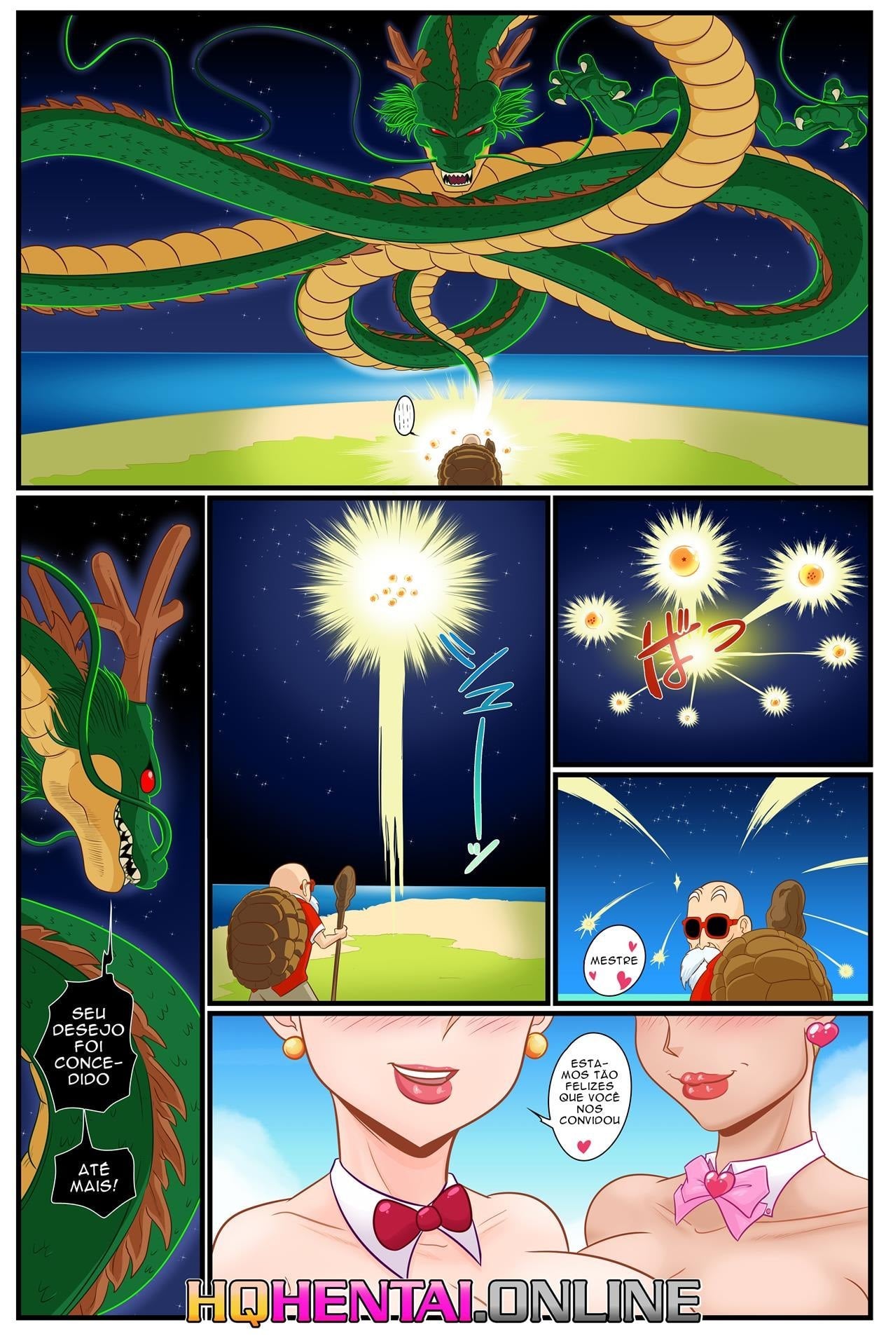 Master Roshi's Wish (Dragon Ball Z) by Kogeikun