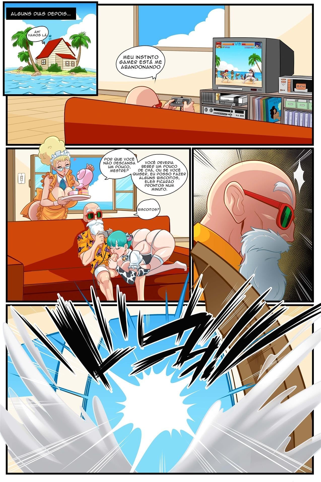 Master Roshi's Wish (Dragon Ball Z) by Kogeikun
