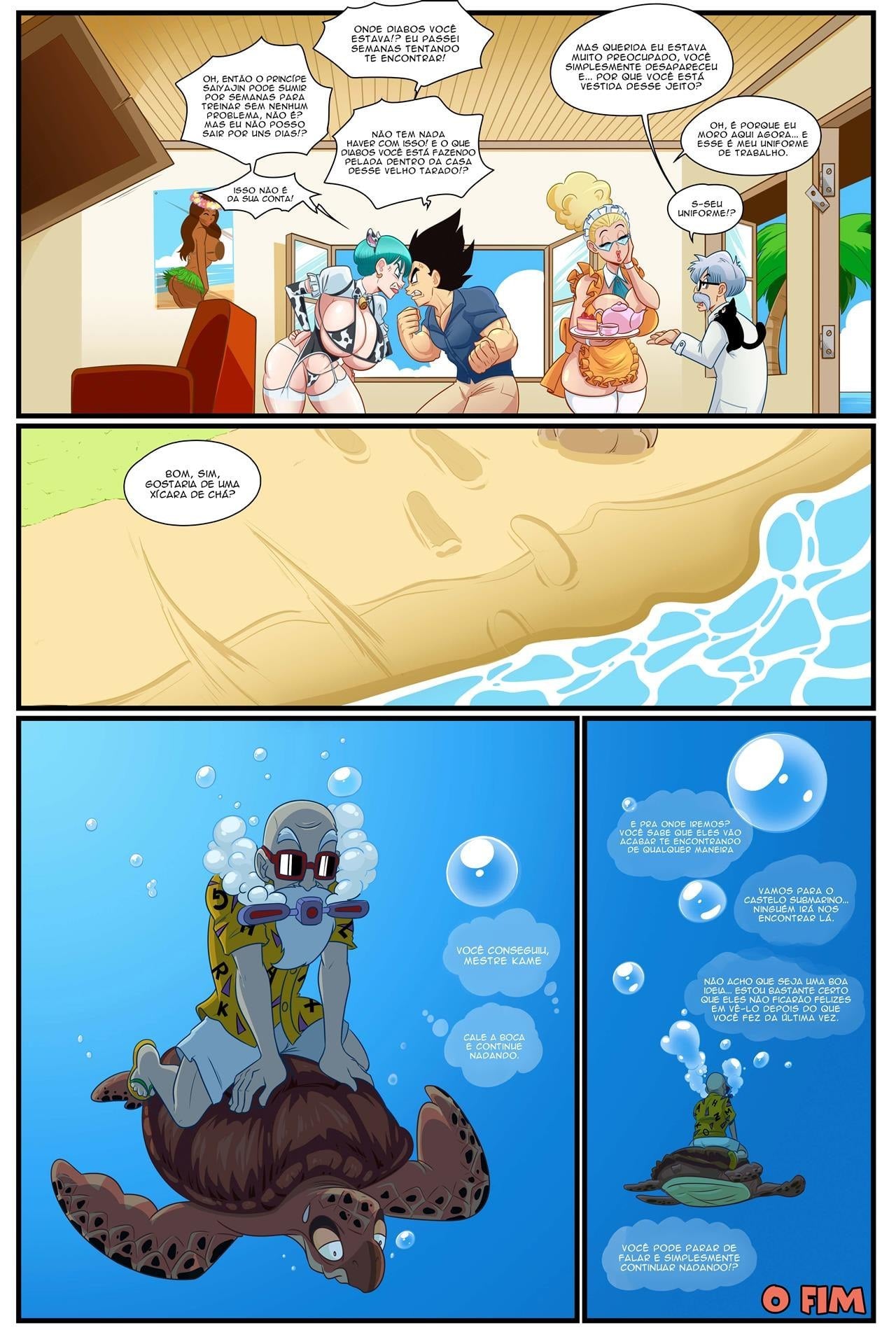Master Roshi's Wish (Dragon Ball Z) by Kogeikun