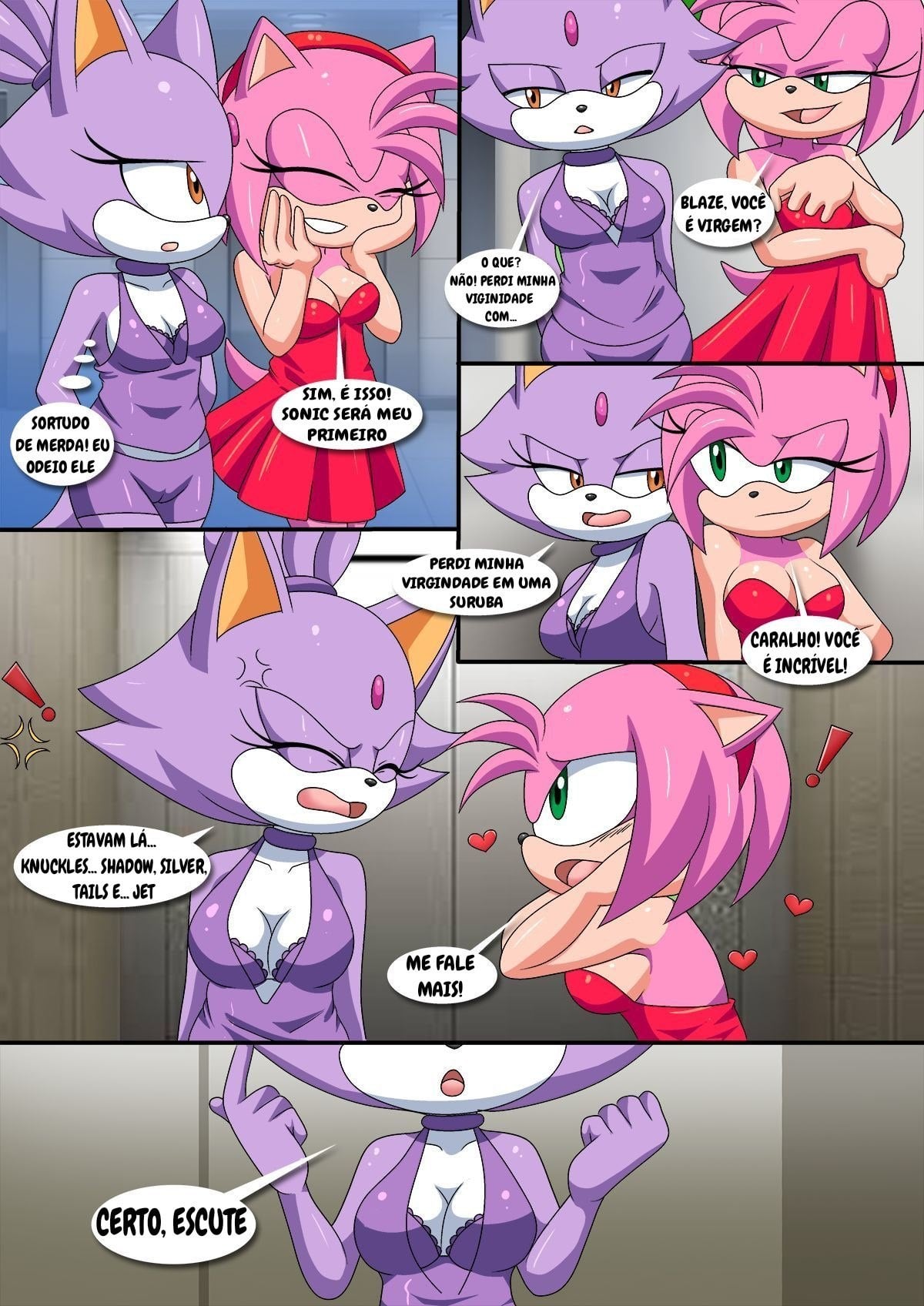 Burning Love (Sonic The Hedgehog) by Palcomix