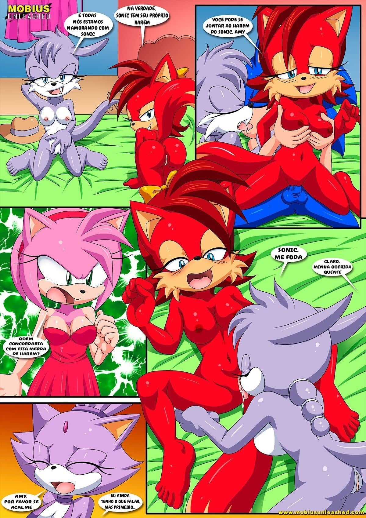 Burning Love (Sonic The Hedgehog) by Palcomix