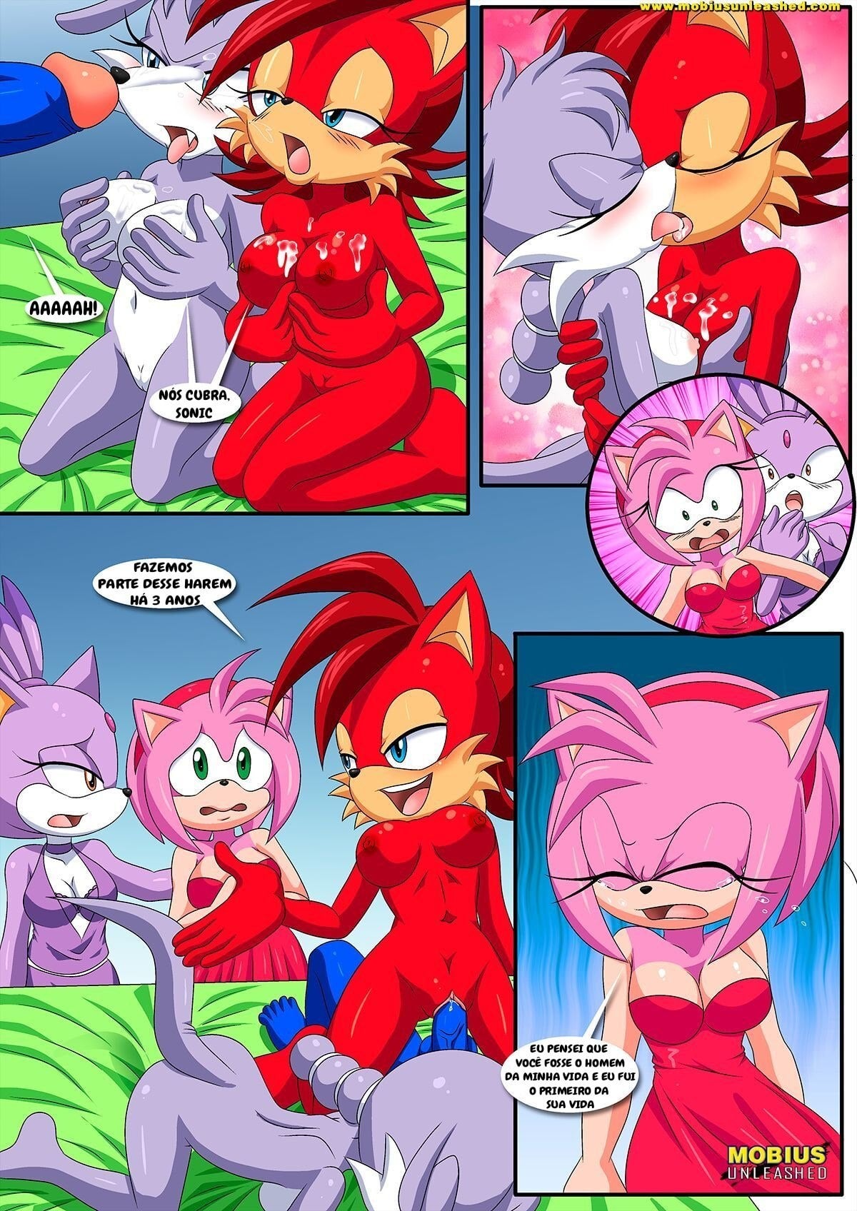 Burning Love (Sonic The Hedgehog) by Palcomix