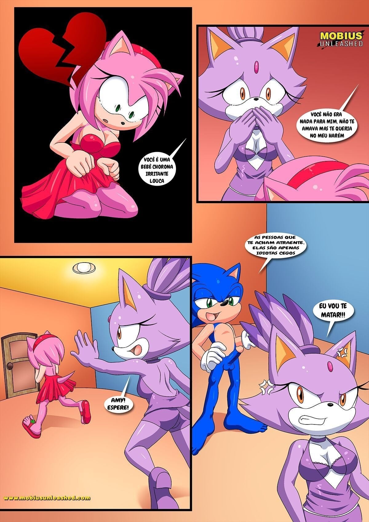 Burning Love (Sonic The Hedgehog) by Palcomix