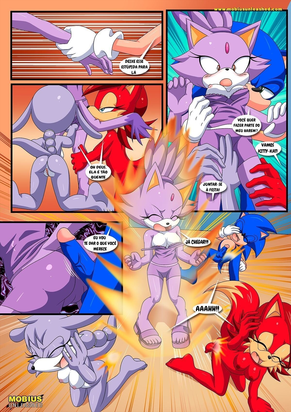 Burning Love (Sonic The Hedgehog) by Palcomix