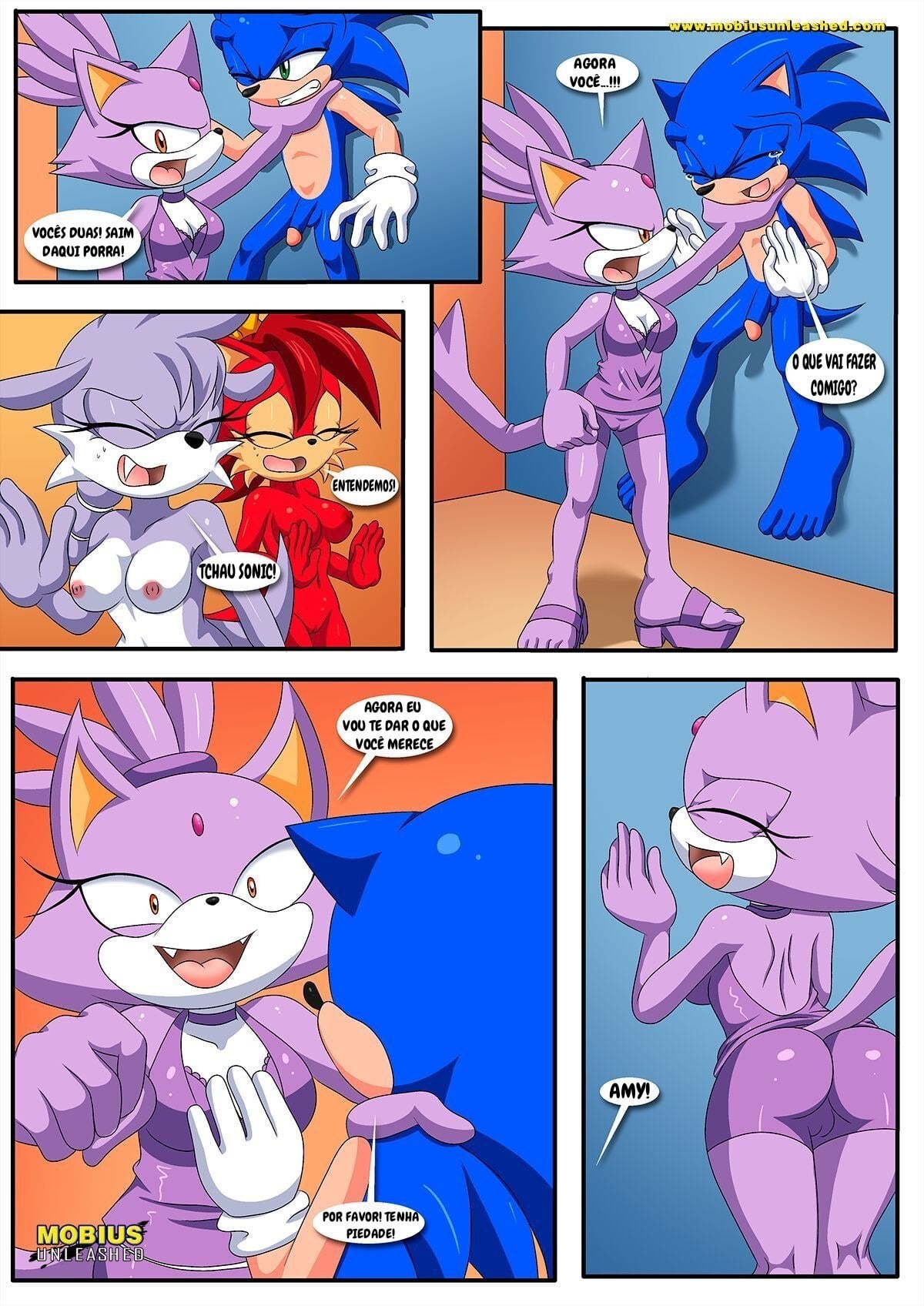 Burning Love (Sonic The Hedgehog) by Palcomix