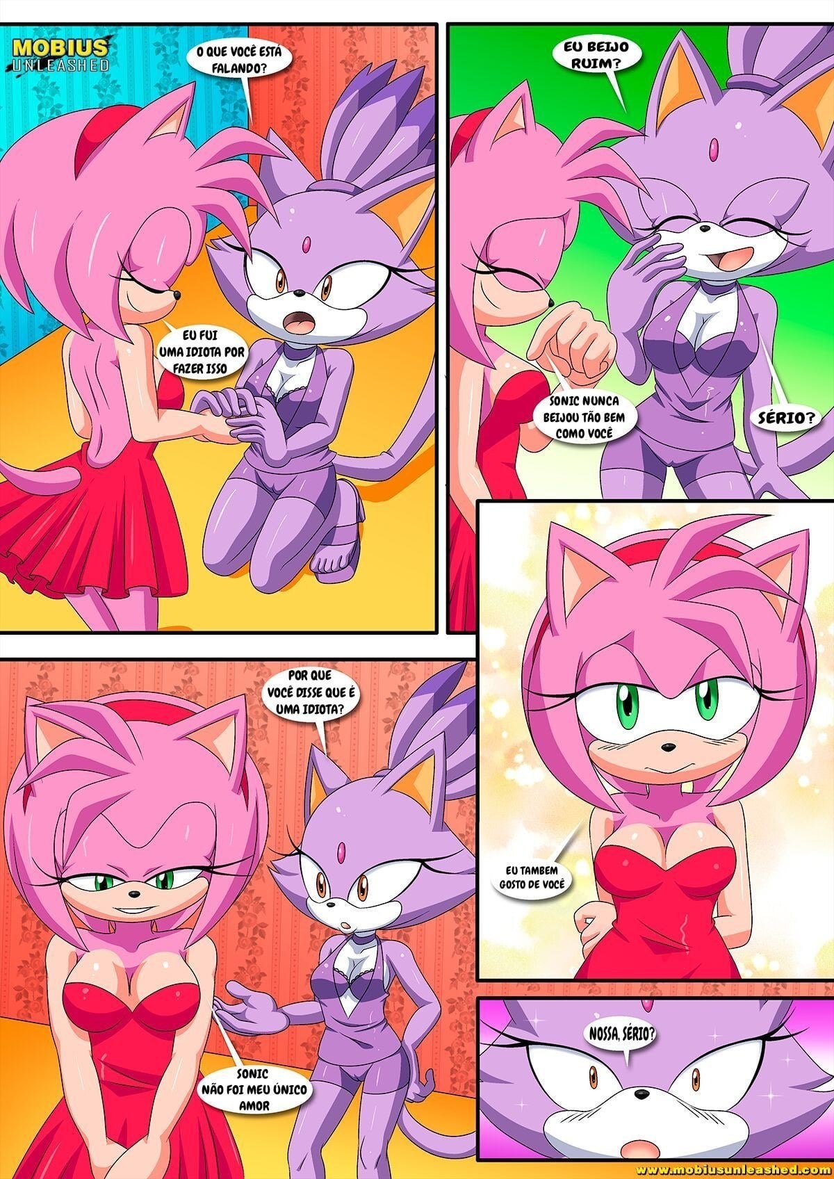 Burning Love (Sonic The Hedgehog) by Palcomix