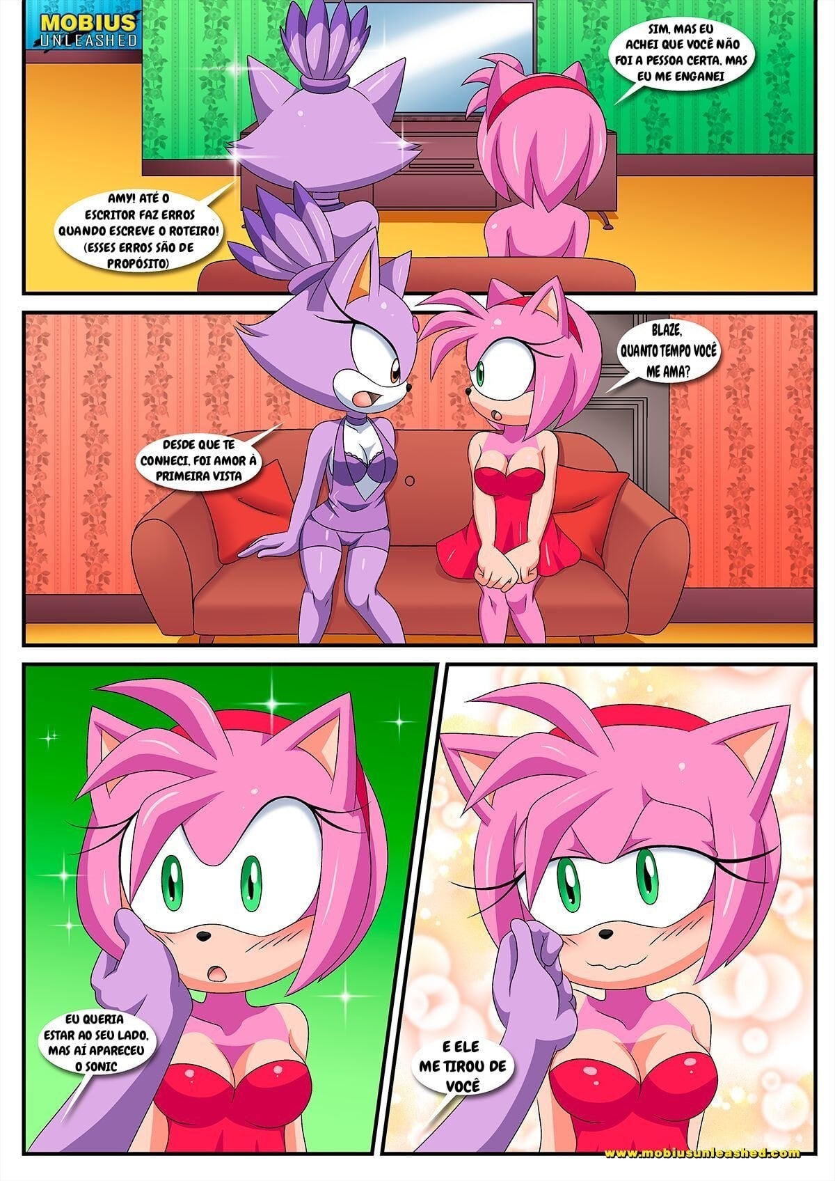 Burning Love (Sonic The Hedgehog) by Palcomix