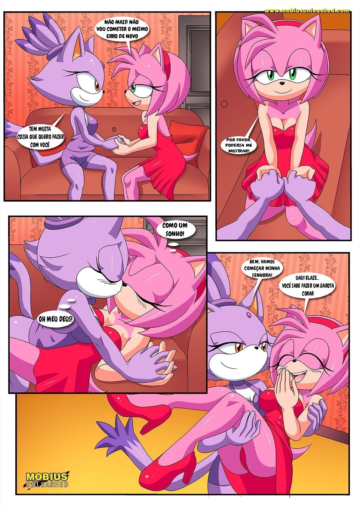 Burning Love (Sonic The Hedgehog) by Palcomix