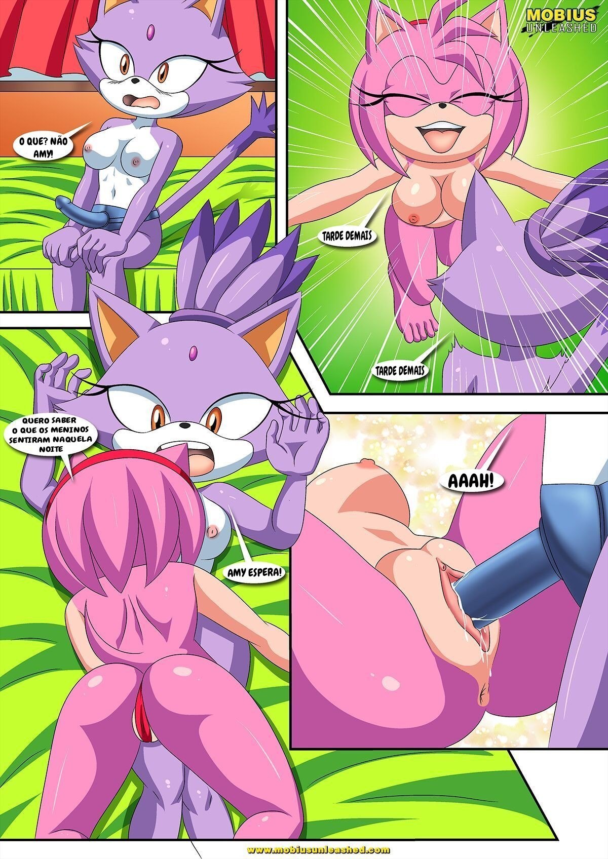Burning Love (Sonic The Hedgehog) by Palcomix