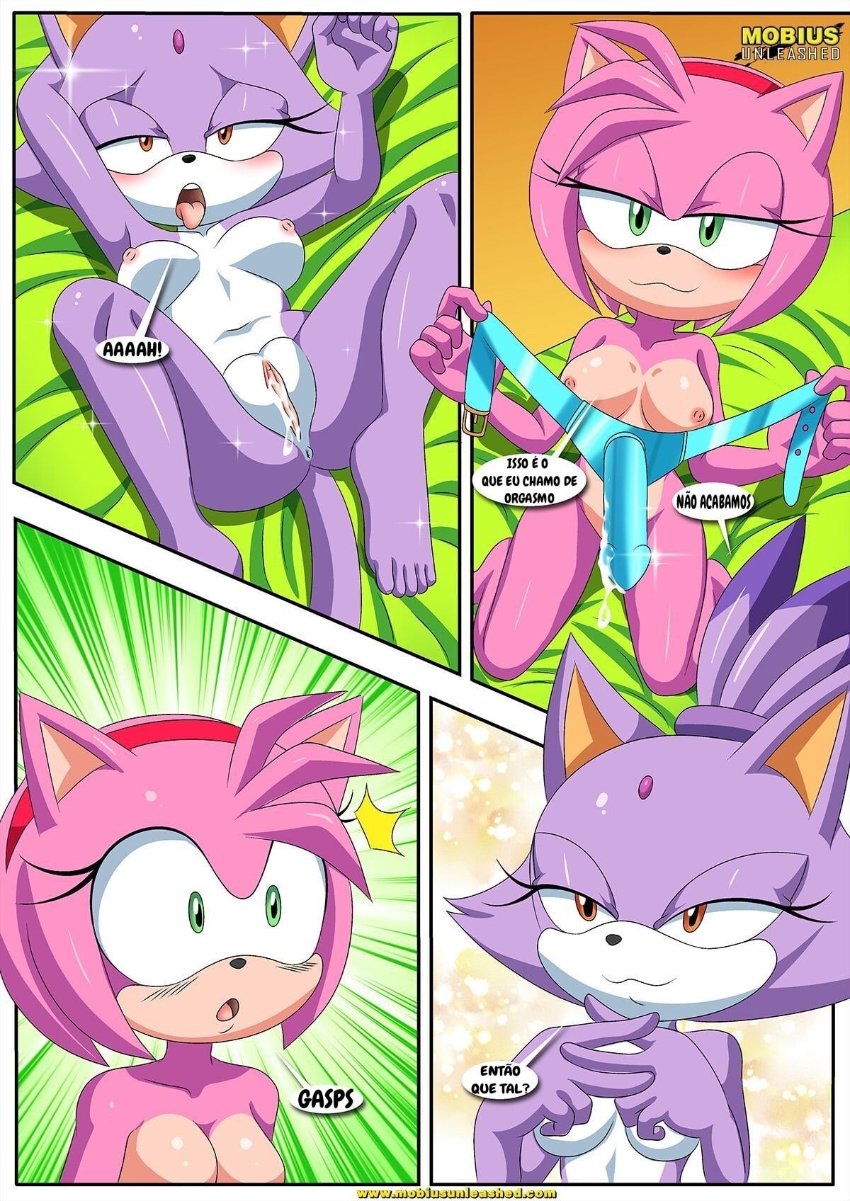 Burning Love (Sonic The Hedgehog) by Palcomix