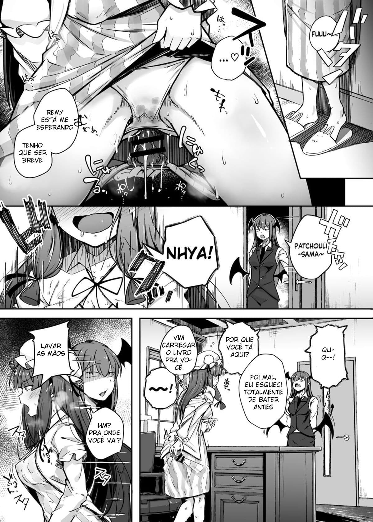Ana to Muttsuri Dosukebe Daitoshokan 4 by flan...