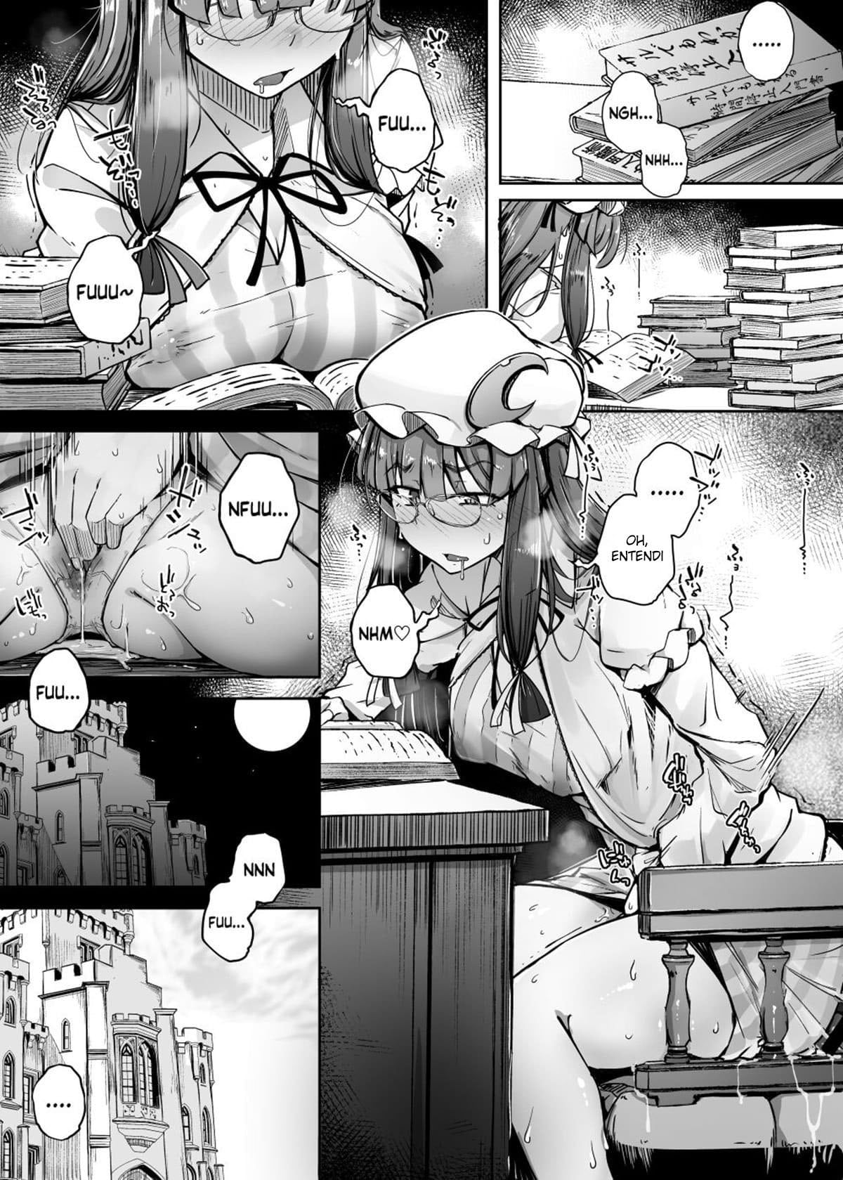 Ana to Muttsuri Dosukebe Daitoshokan 4 by flan...