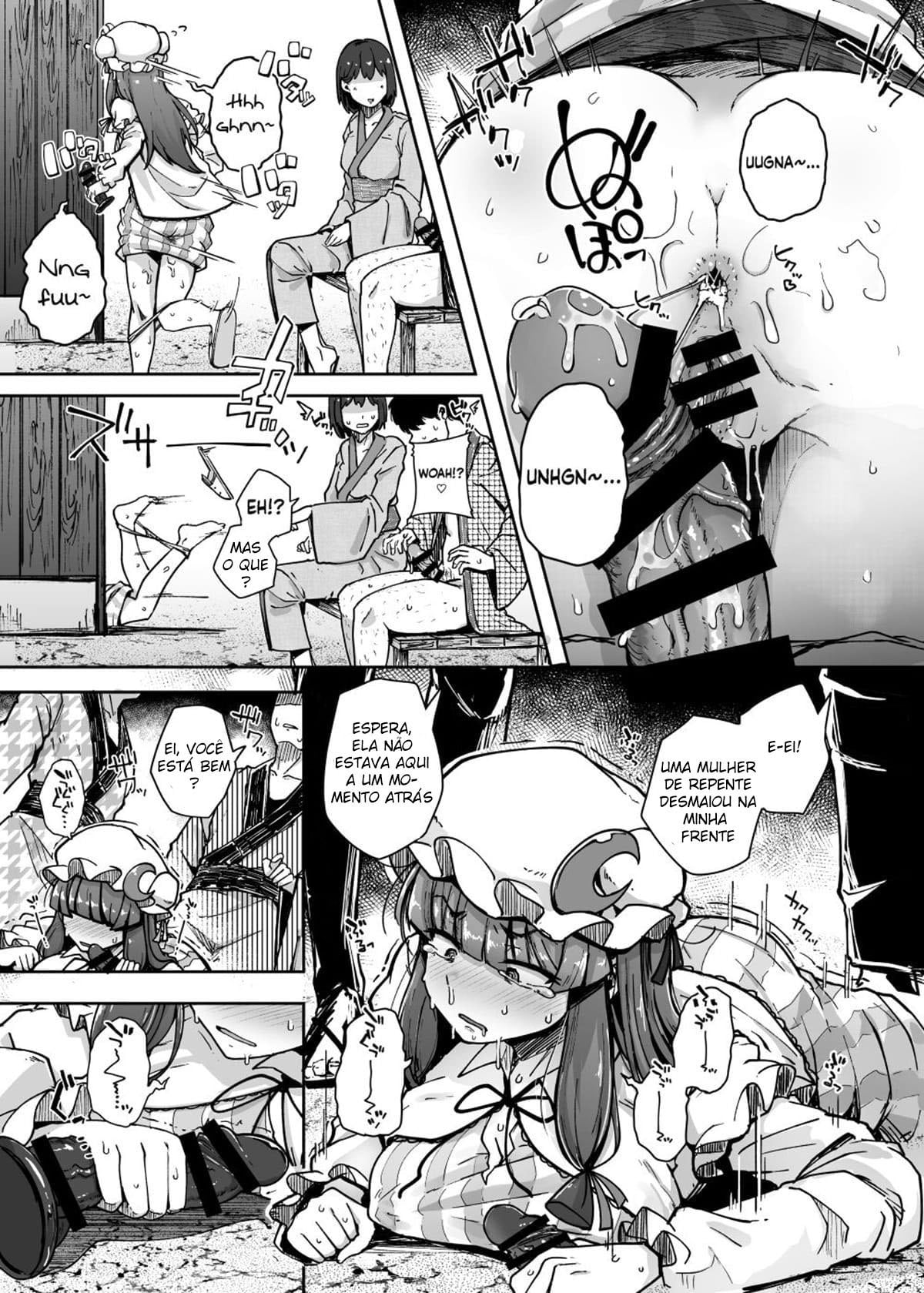 Ana to Muttsuri Dosukebe Daitoshokan 4 by flan...