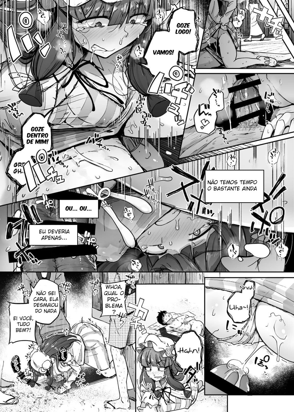 Ana to Muttsuri Dosukebe Daitoshokan 4 by flan...