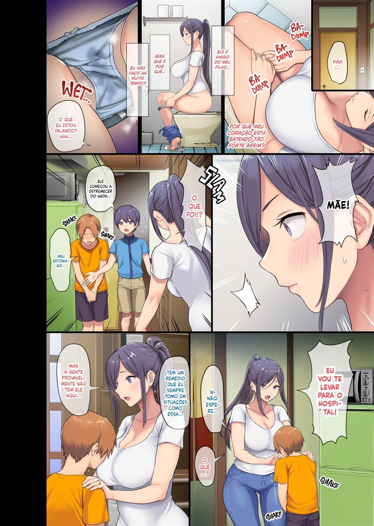 Kyonyuu Miboujin to Musuko no Waruui Otomodachi Honpen Rensai by Yag... Me..., M3m350