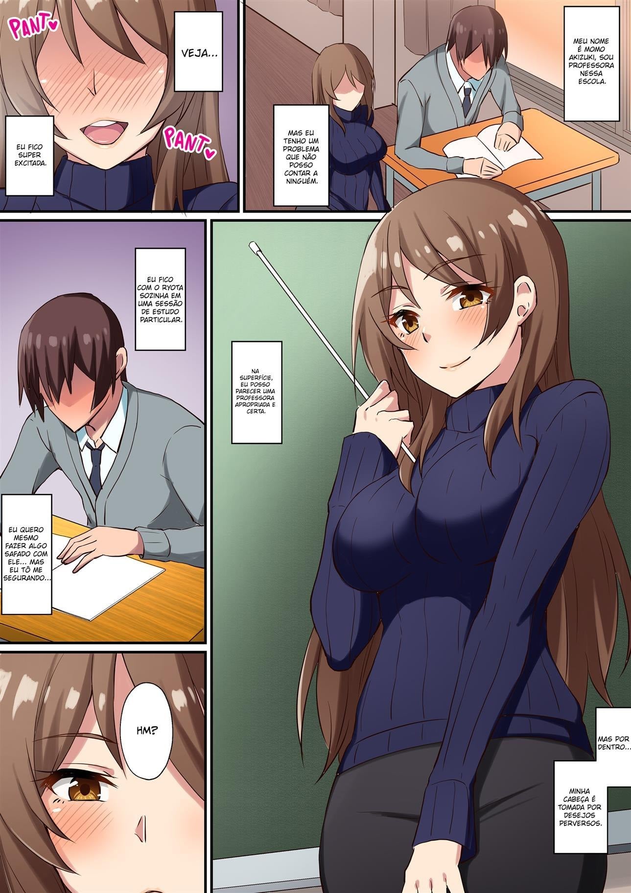 O Virgem e a Professora Excitada by Asami Aozora