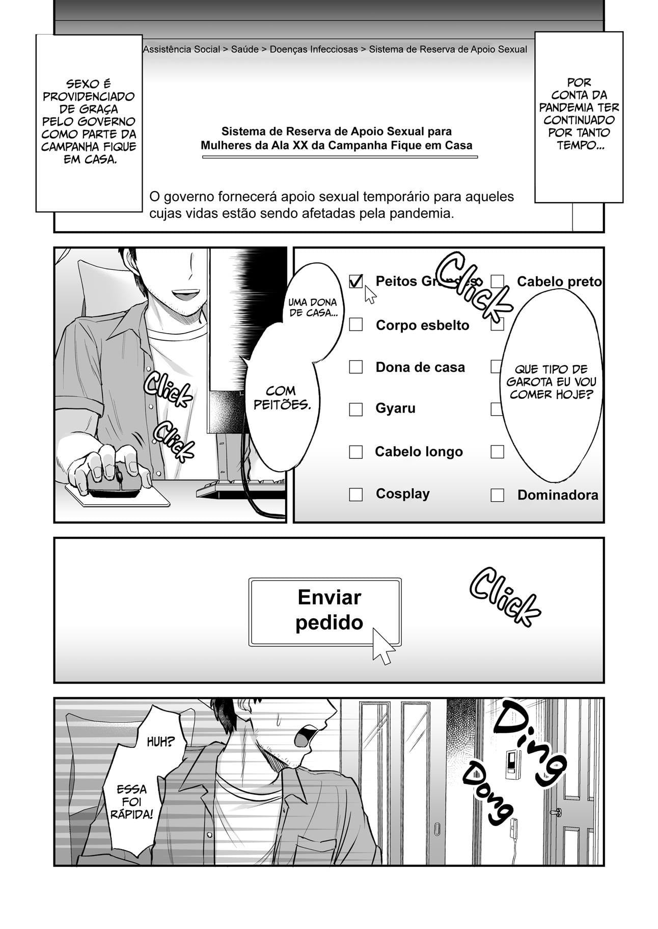 Campanha Fique em Casa by Hato Tsumugi
