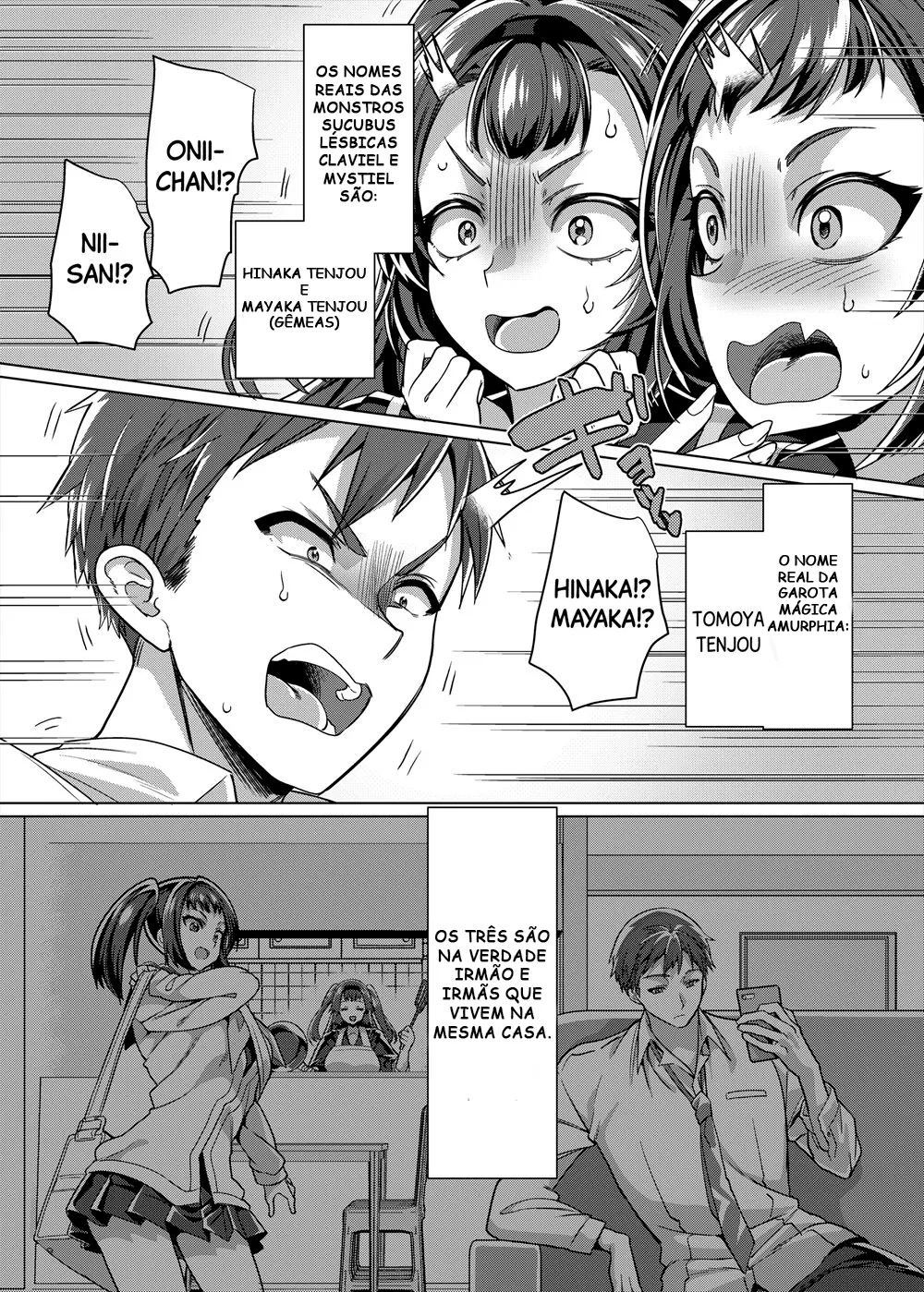 Ani (Mahou Shoujo) vs Imouto (Les Succubus Kaijin) by Kouji