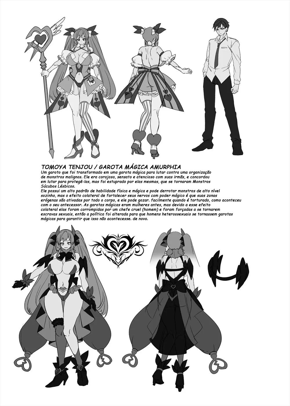 Ani (Mahou Shoujo) vs Imouto (Les Succubus Kaijin) by Kouji
