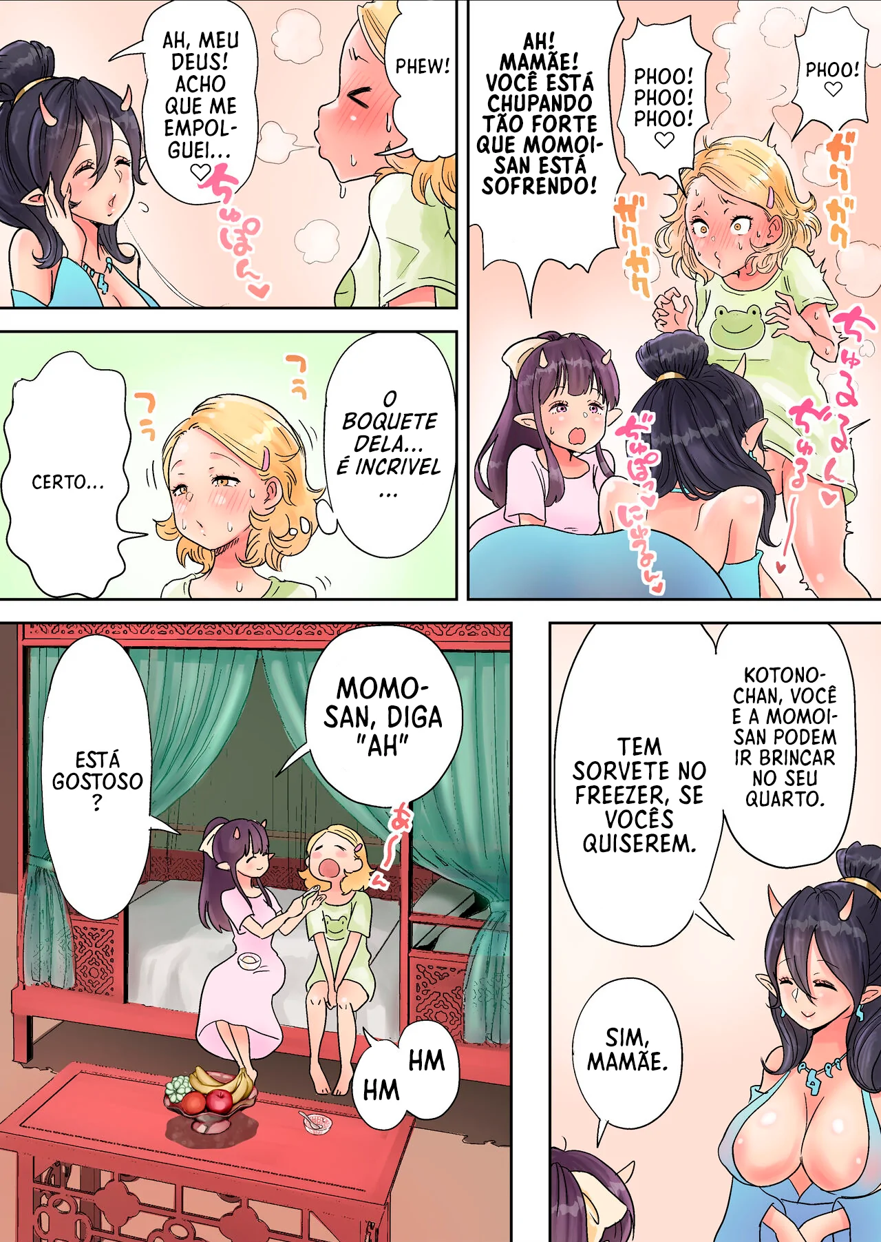 Futanari x Bero Manko Oni Oyako Tougou Ban by Tsubame