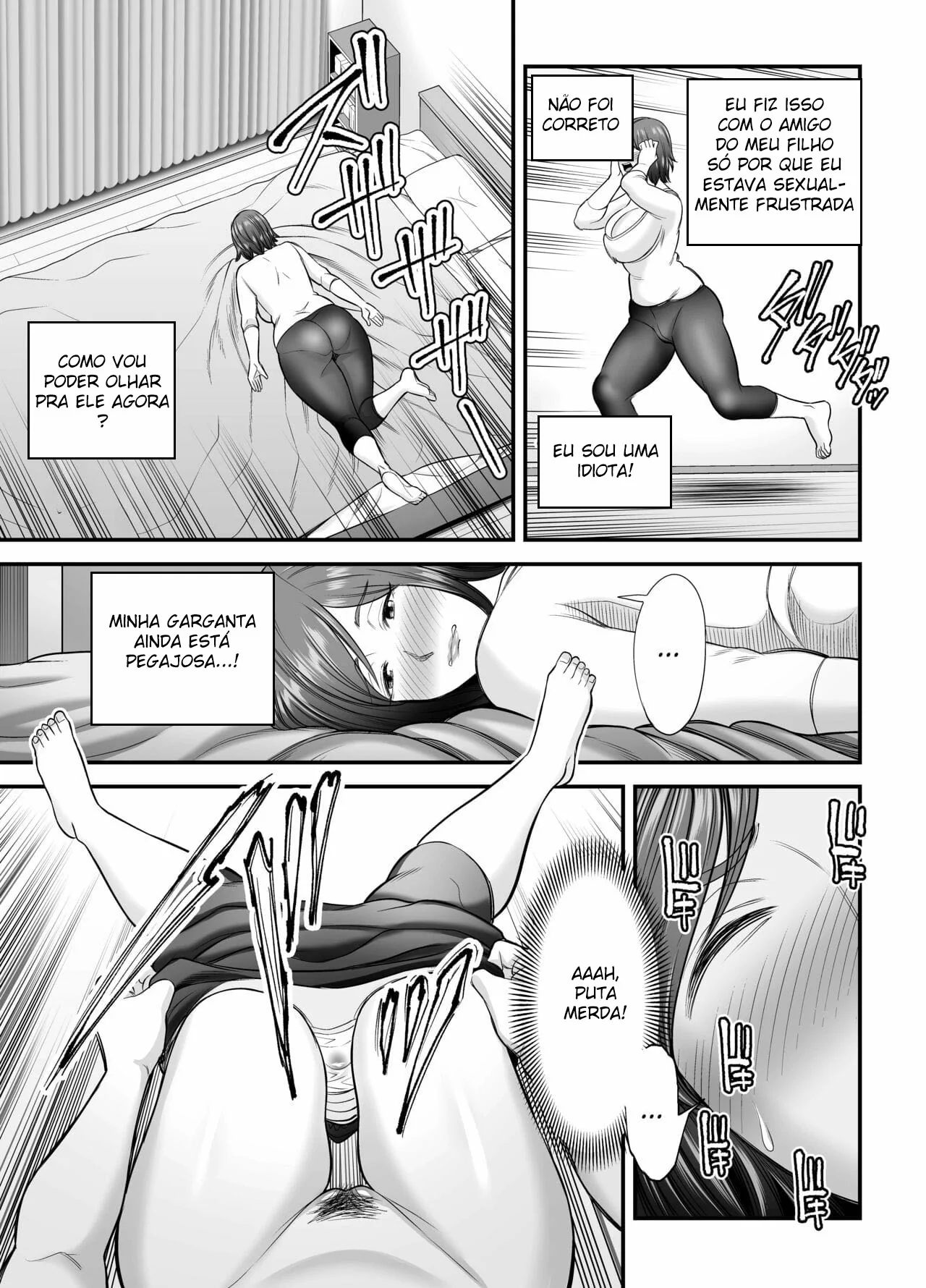 Sexless de Yokkyu Fuman na Watashi wa, Musuko no Tomodachi to... by Maccha Neji