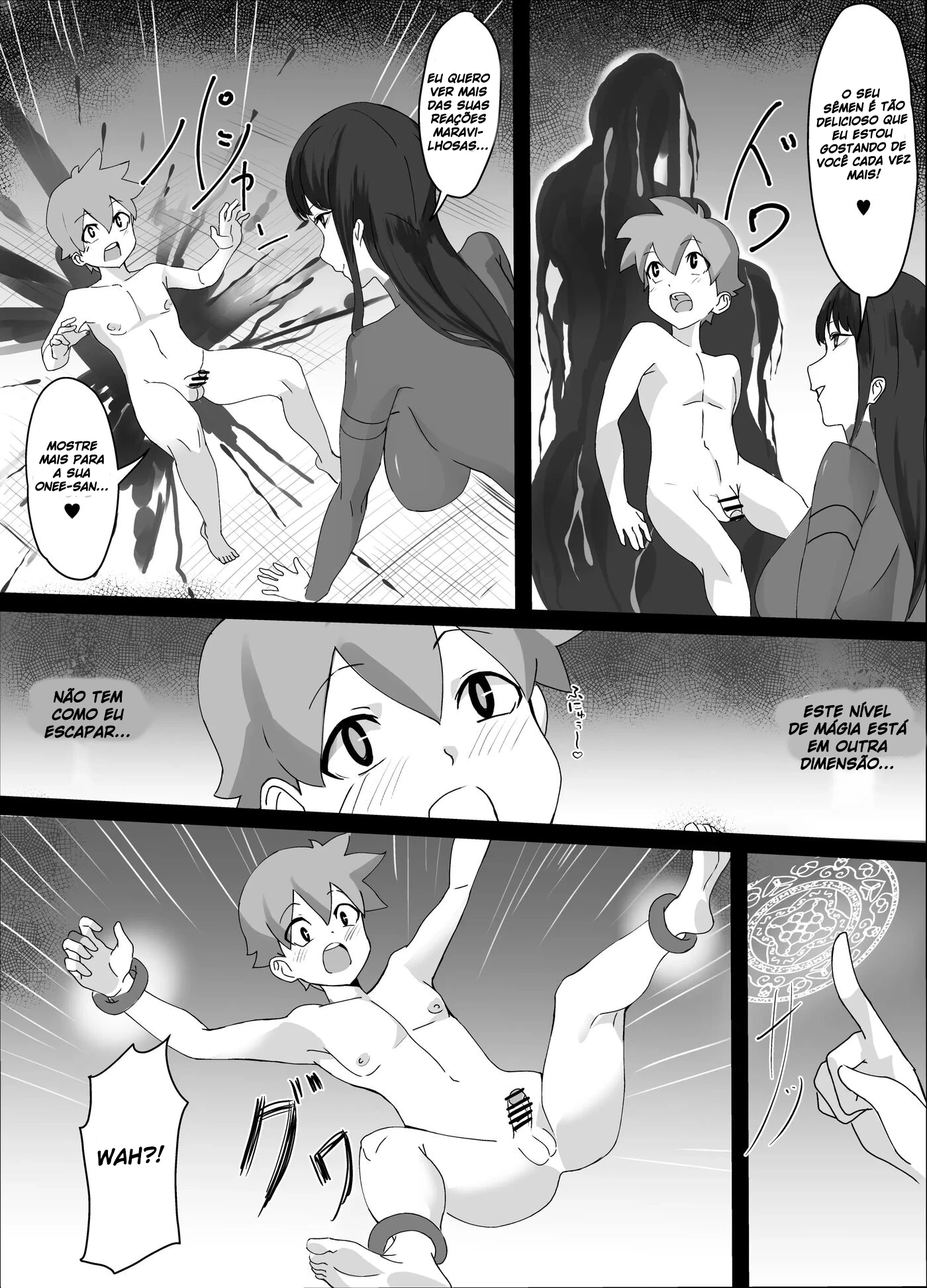 Kuro Majutsushi no Onee-san ni Kiniirarete Shiborareru Hanashi by Honyuubin