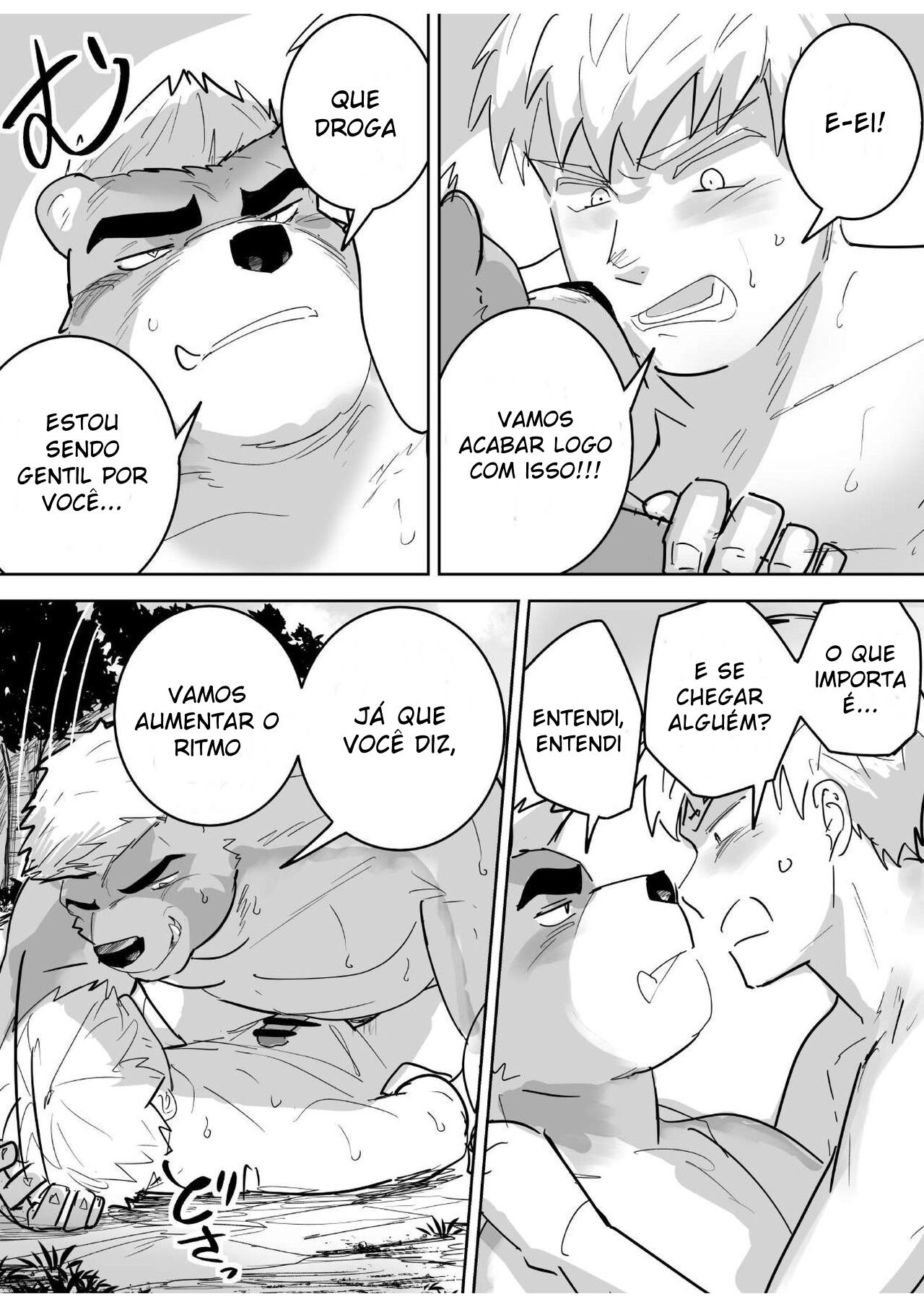 Naked with a partner gangly beastie at a hot spring by Saikoro de Kimerusouchi