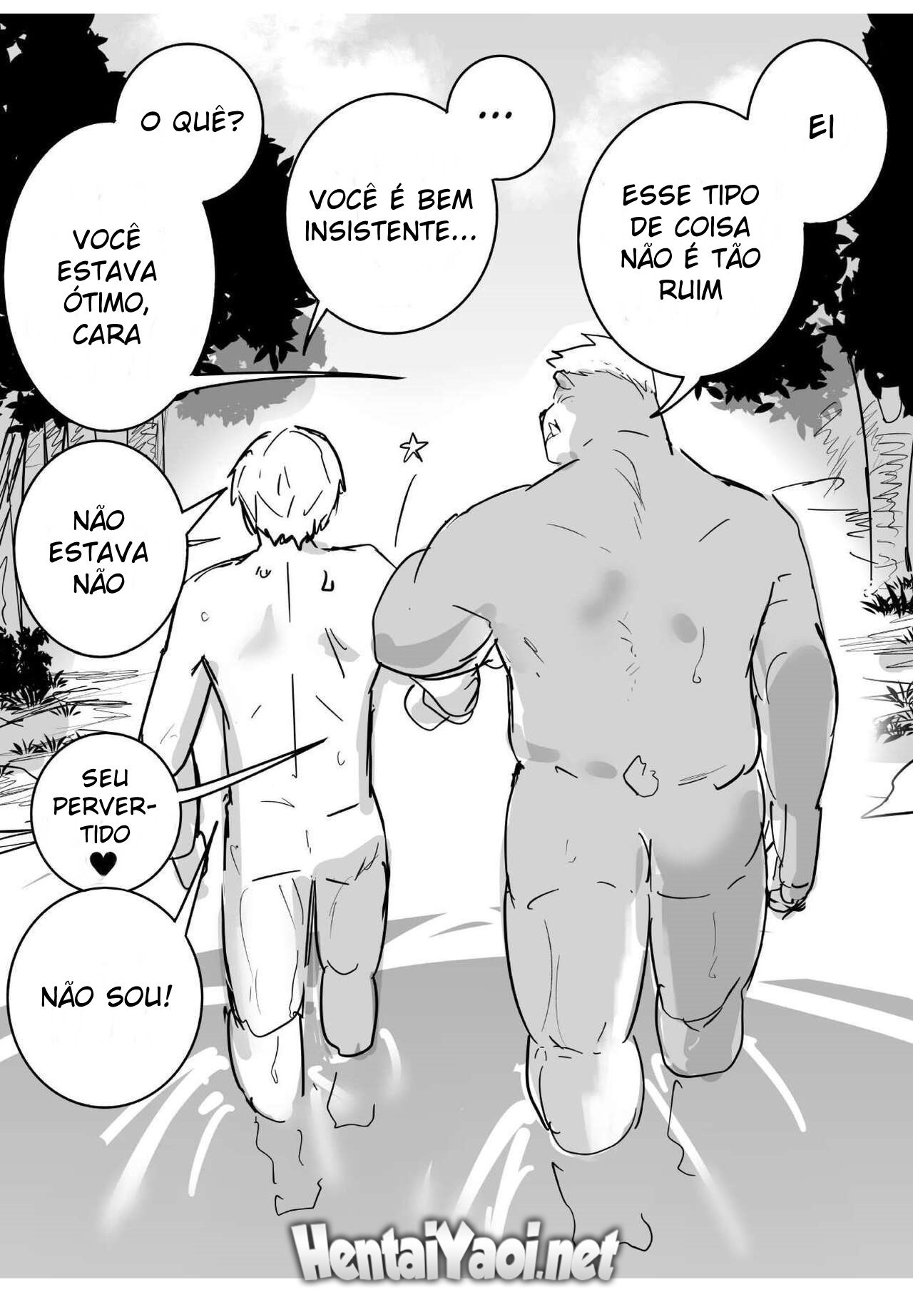 Naked with a partner gangly beastie at a hot spring by Saikoro de Kimerusouchi