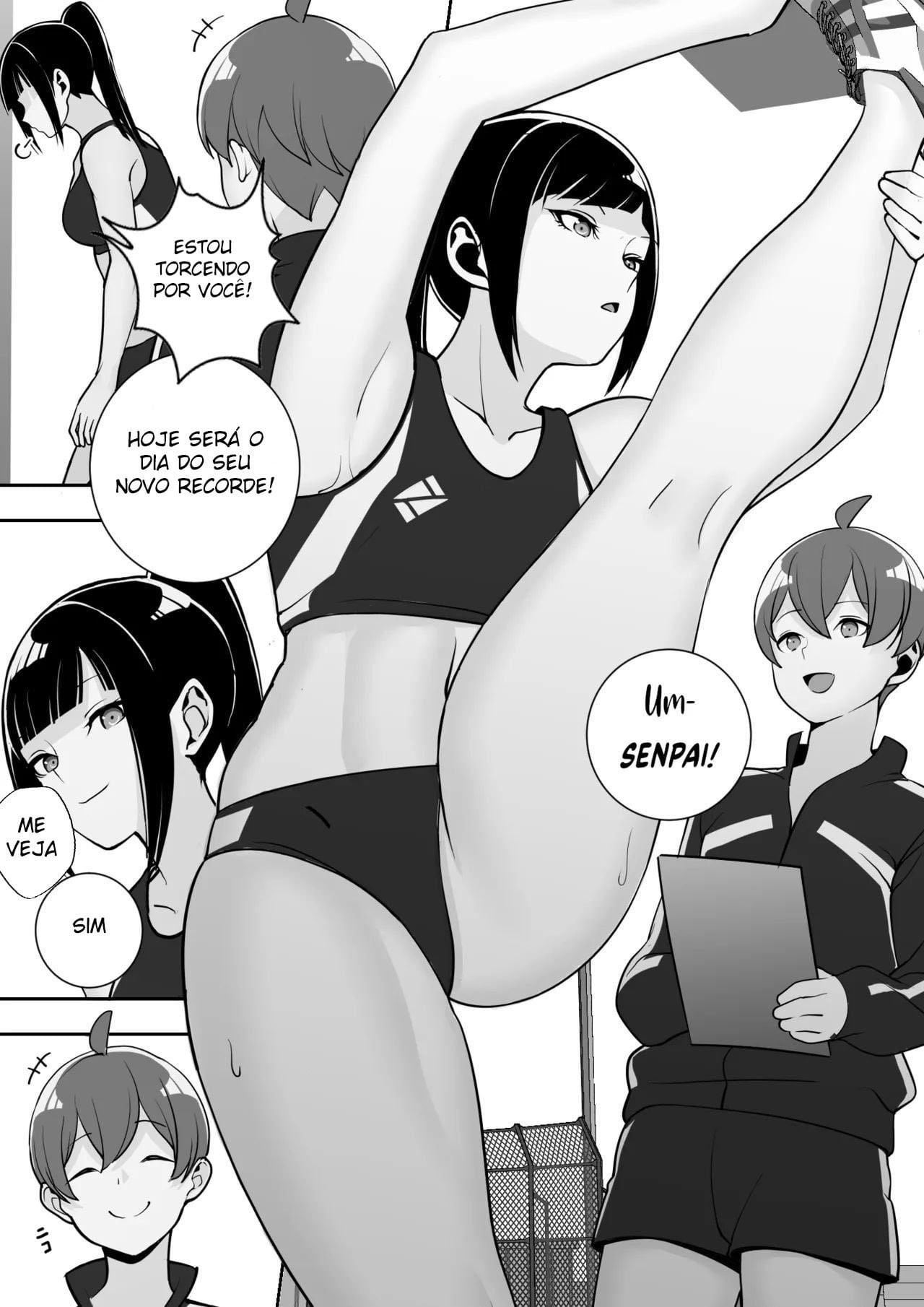 Reizoku no Kubiwa Akogare no Rikujoubu Senpai o Toraete Jibun no Konomi ni Sennou Choukyou by Materia