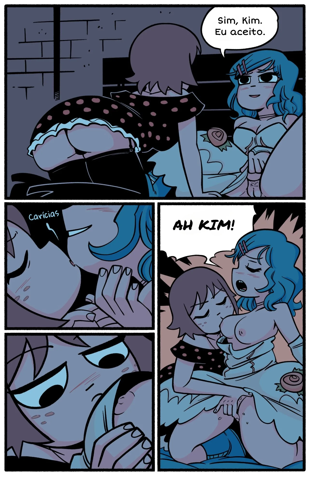 Kim x Ramona (Scott Pilgrim vs O Mundo) by Bonerbob
