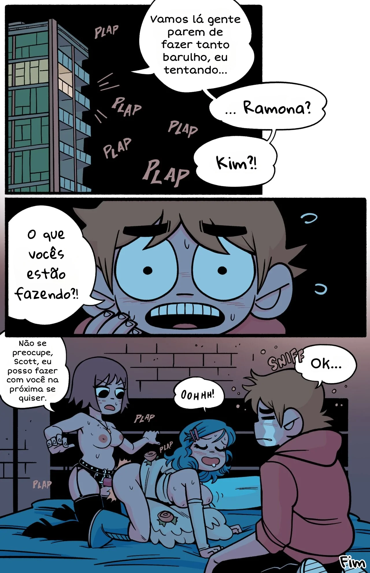 Kim x Ramona (Scott Pilgrim vs O Mundo) by Bonerbob