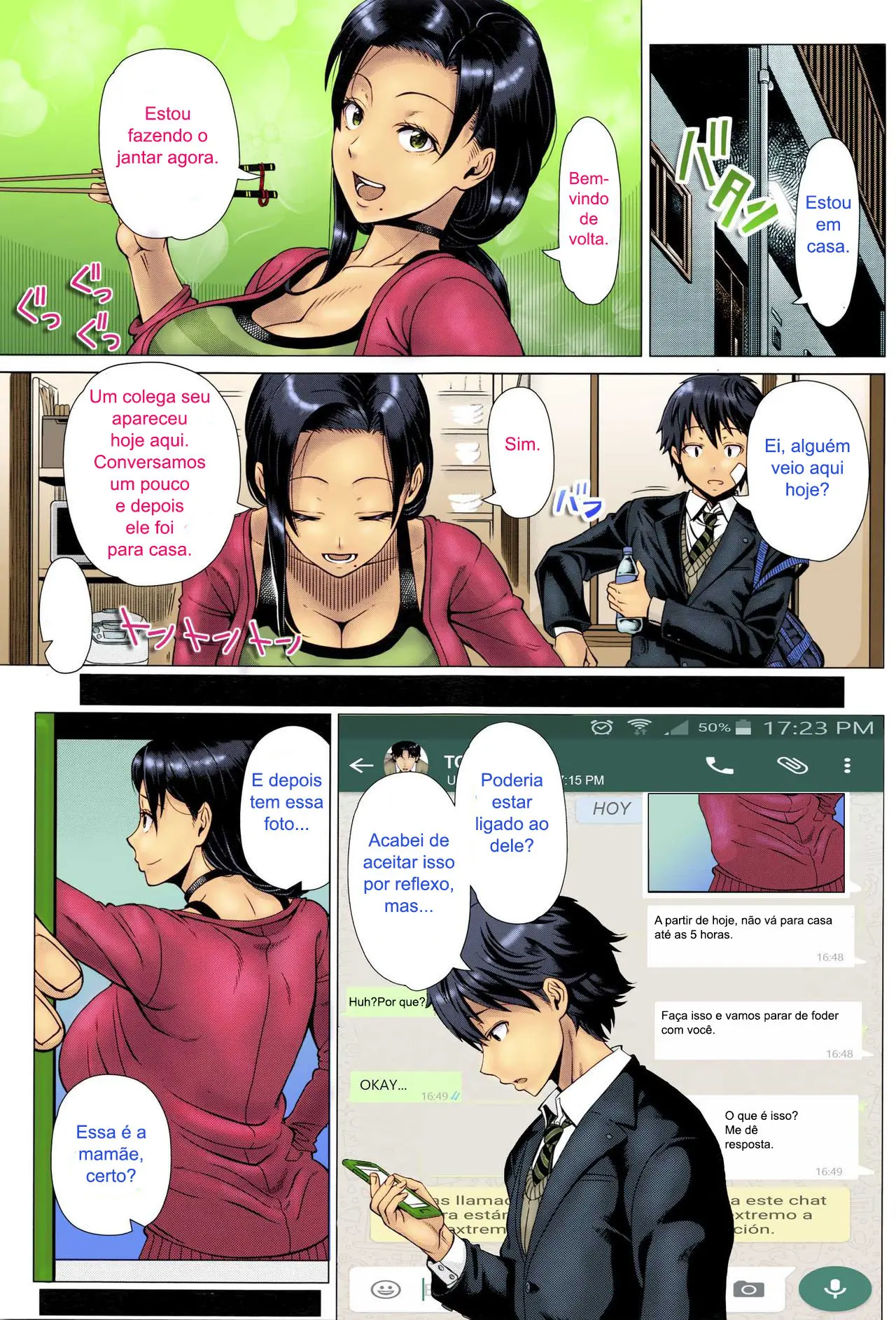 Oyako No Omoi | Hajimete no Hitozuma 4 (Colorido) by Shino... Yu...