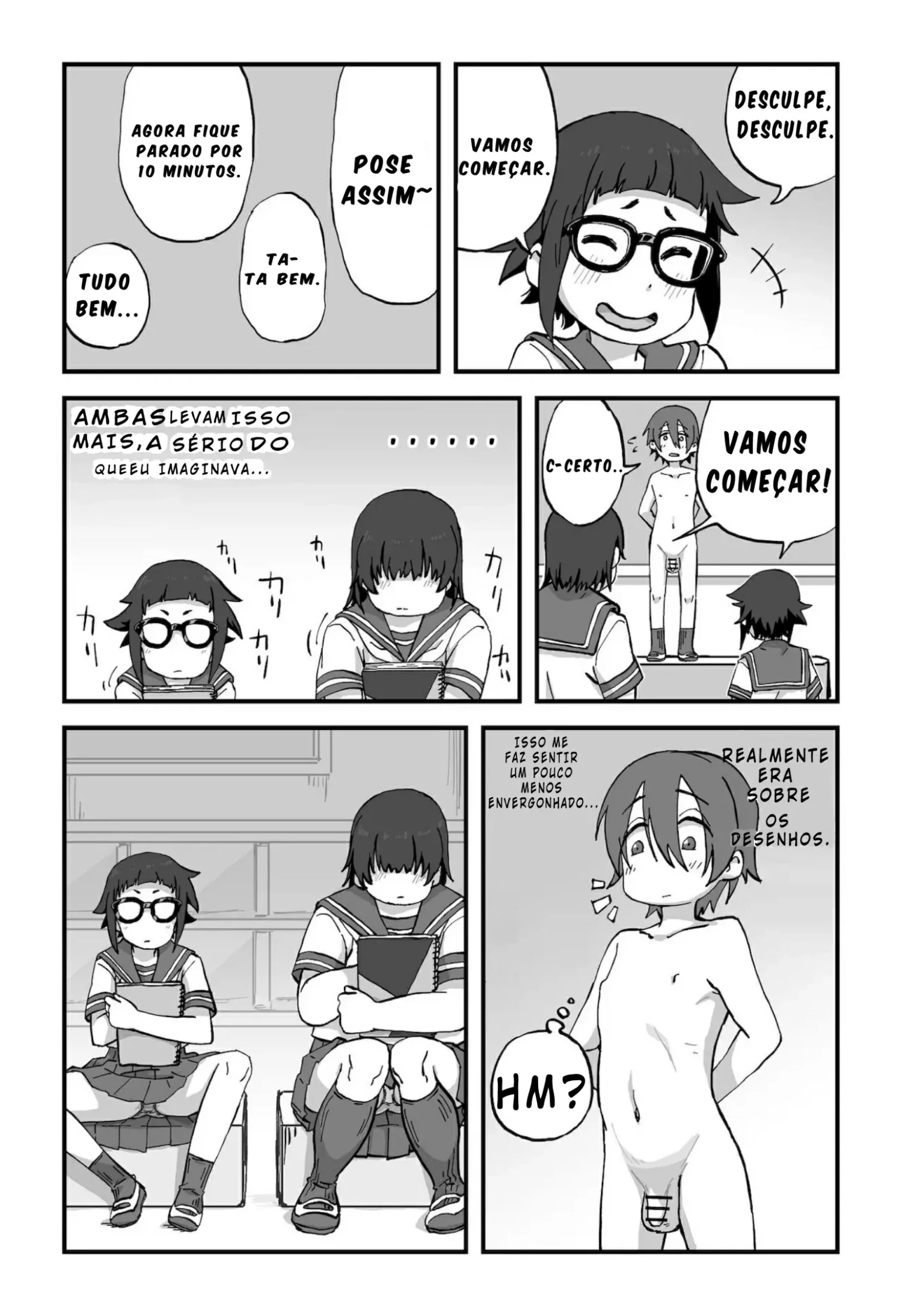 Boku wa Manken Senzoku Nude Model by Camekirin