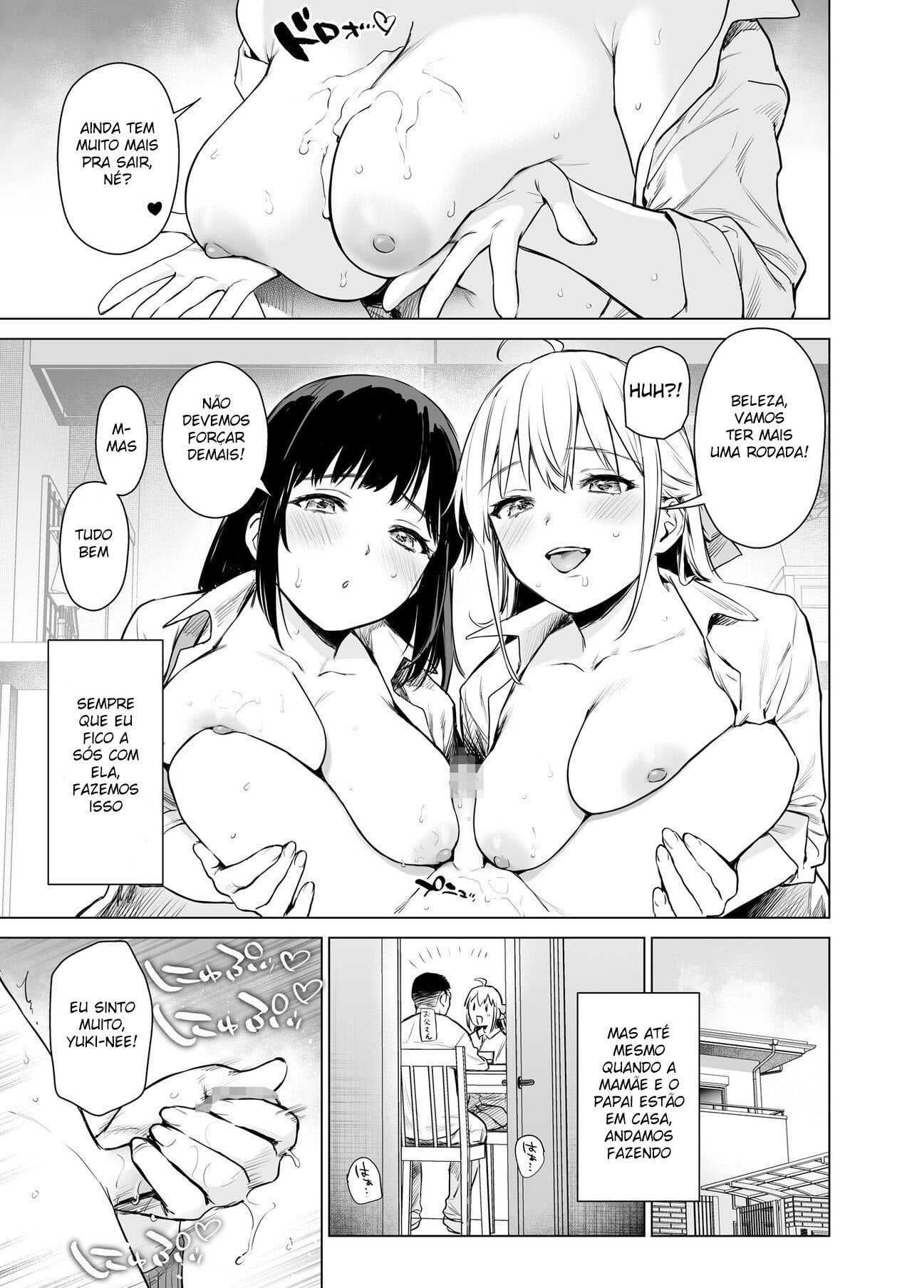Naisho no Seifuku ~Ie ya Hotel de Oboetate no Ecchi o Shinseki no Bijin JK Shimai ni Butsukemasu~ by Umakuchi Shouyu