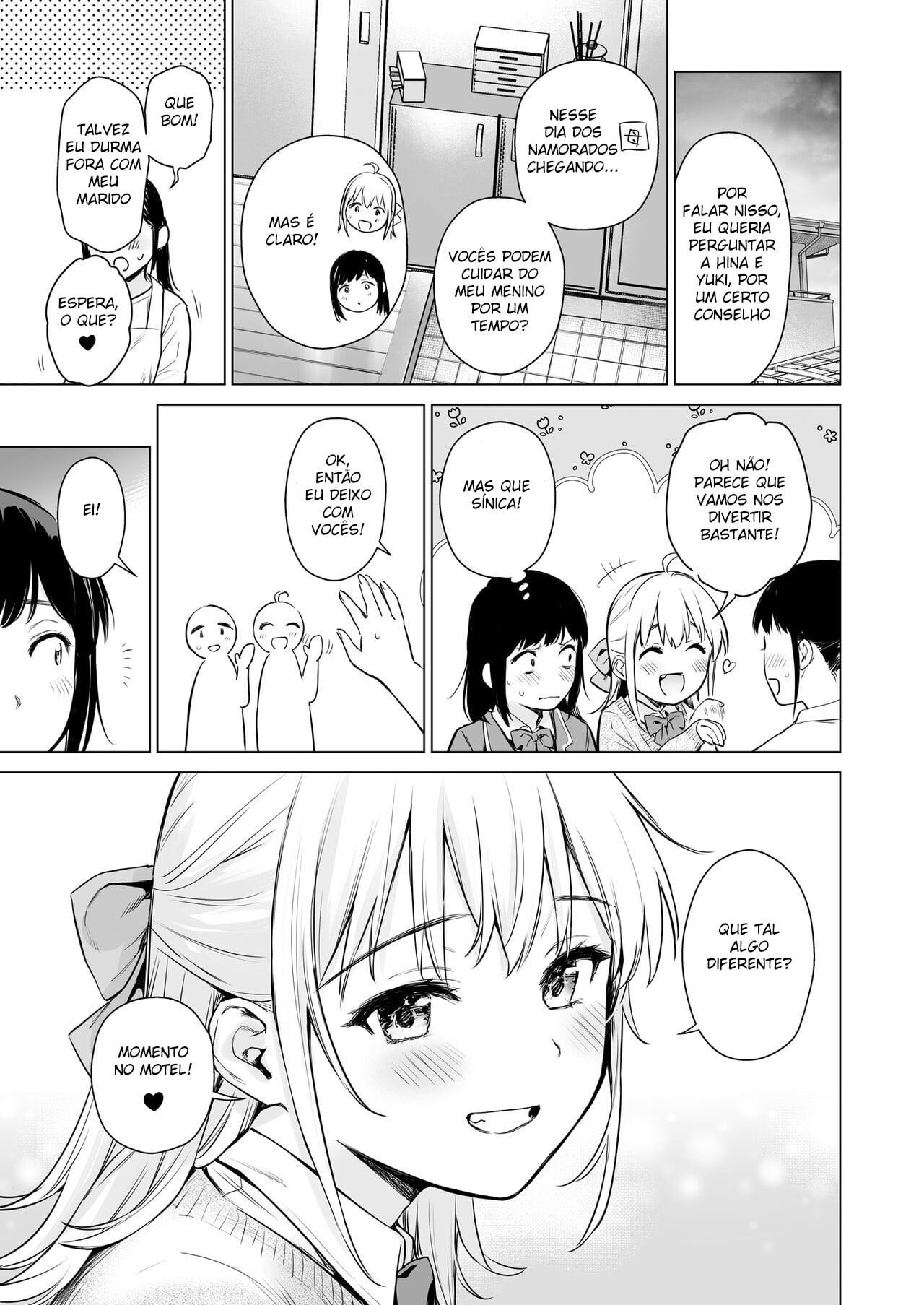 Naisho no Seifuku ~Ie ya Hotel de Oboetate no Ecchi o Shinseki no Bijin JK Shimai ni Butsukemasu~ by Umakuchi Shouyu