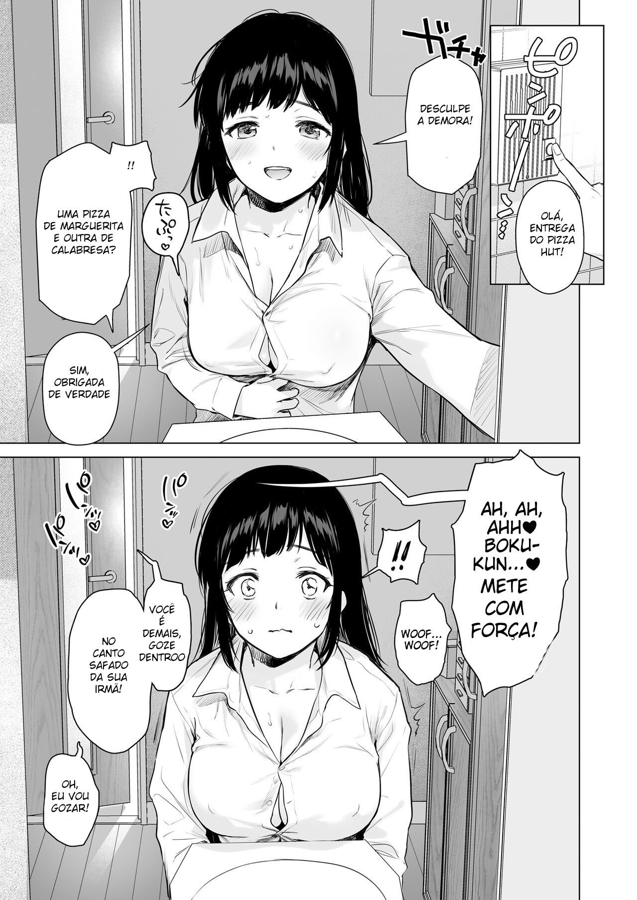 Naisho no Seifuku ~Ie ya Hotel de Oboetate no Ecchi o Shinseki no Bijin JK Shimai ni Butsukemasu~ by Umakuchi Shouyu