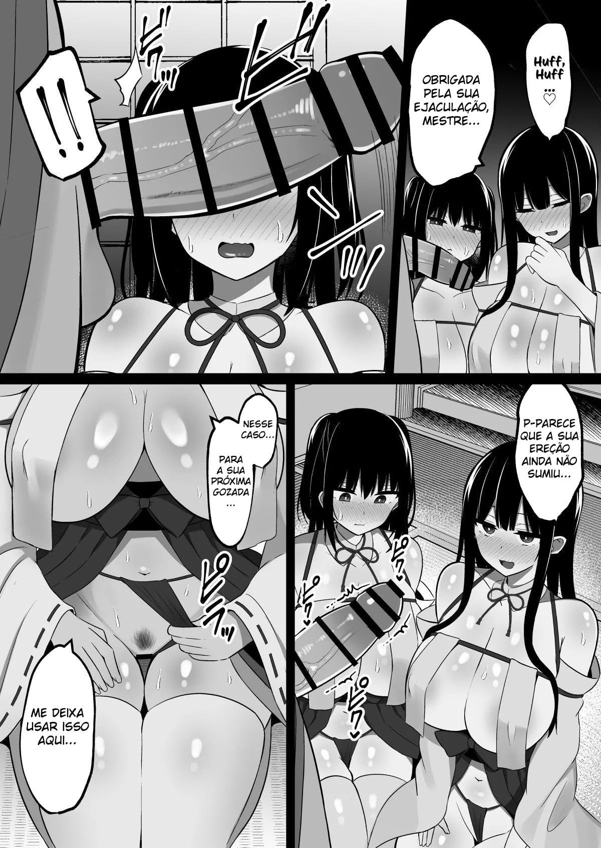 Inshin no Miko ~ Mura no Okute de Bokki Chinpo ni Sakaraenai Deka Chichi Miko Shimai to Jinja ni Tojikomerare... Bokki Shimakuri Tanezuke Shimakuri no Mikkakan by Cinnamon