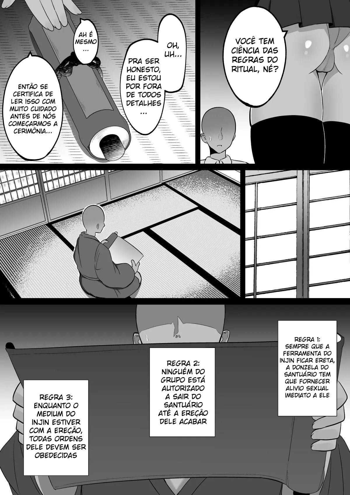 Inshin no Miko ~ Mura no Okute de Bokki Chinpo ni Sakaraenai Deka Chichi Miko Shimai to Jinja ni Tojikomerare... Bokki Shimakuri Tanezuke Shimakuri no Mikkakan by Cinnamon